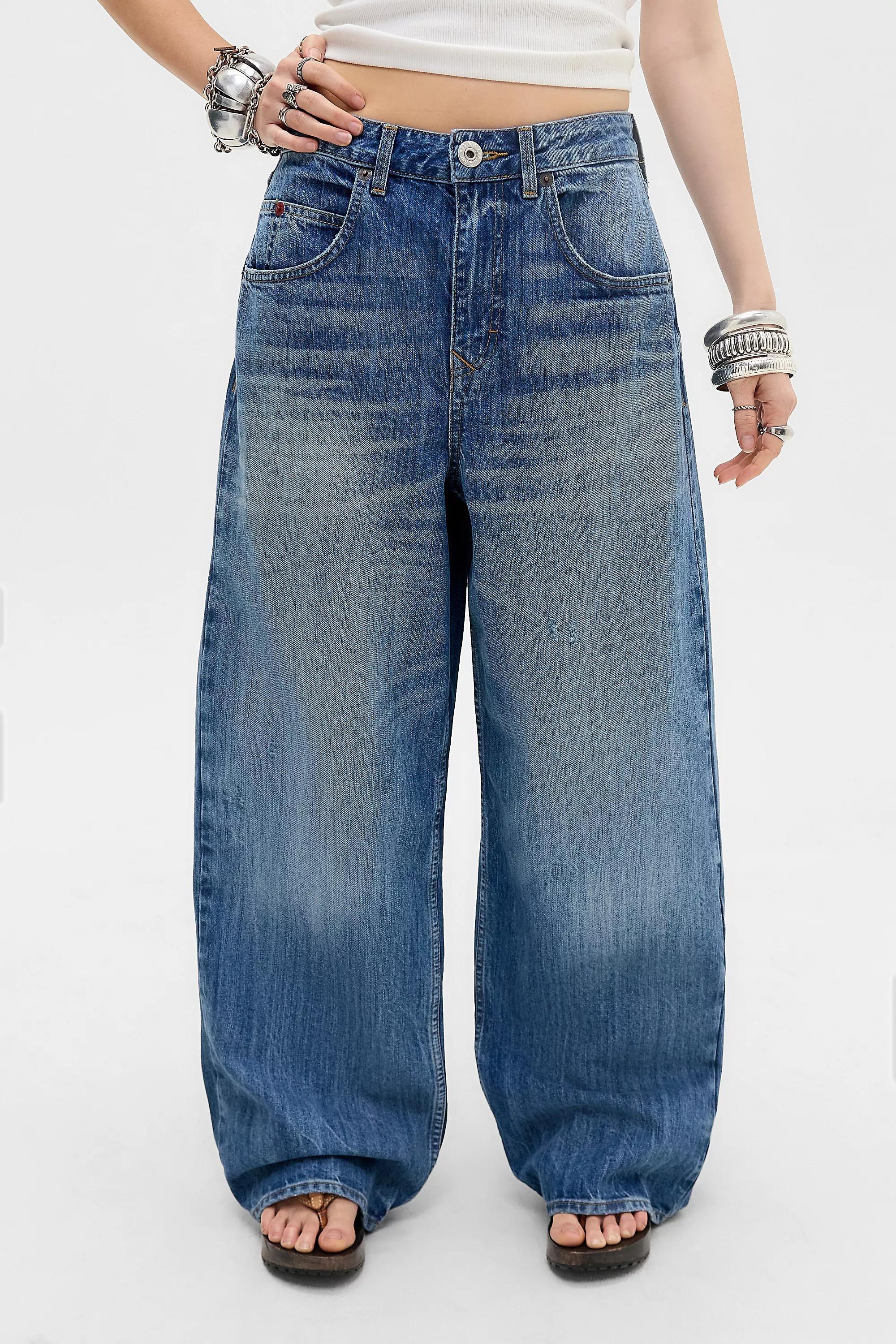 Blue Bdg Jaya Baggy Jeans, SKY, large image number 1