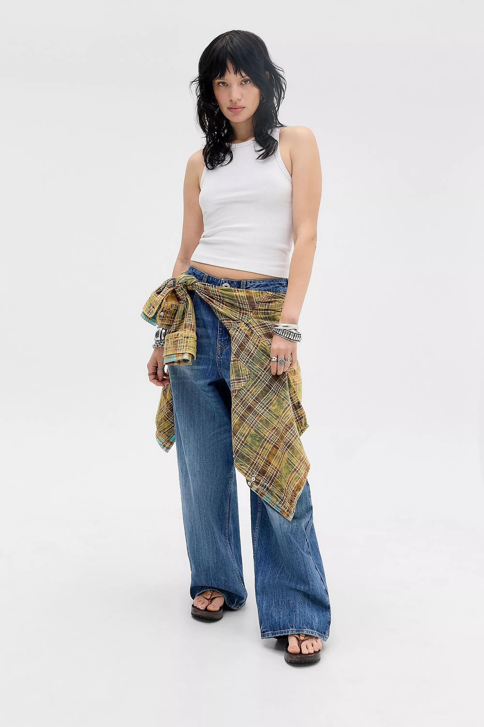 Blue Bdg Jaya Baggy Jeans, SKY, medium