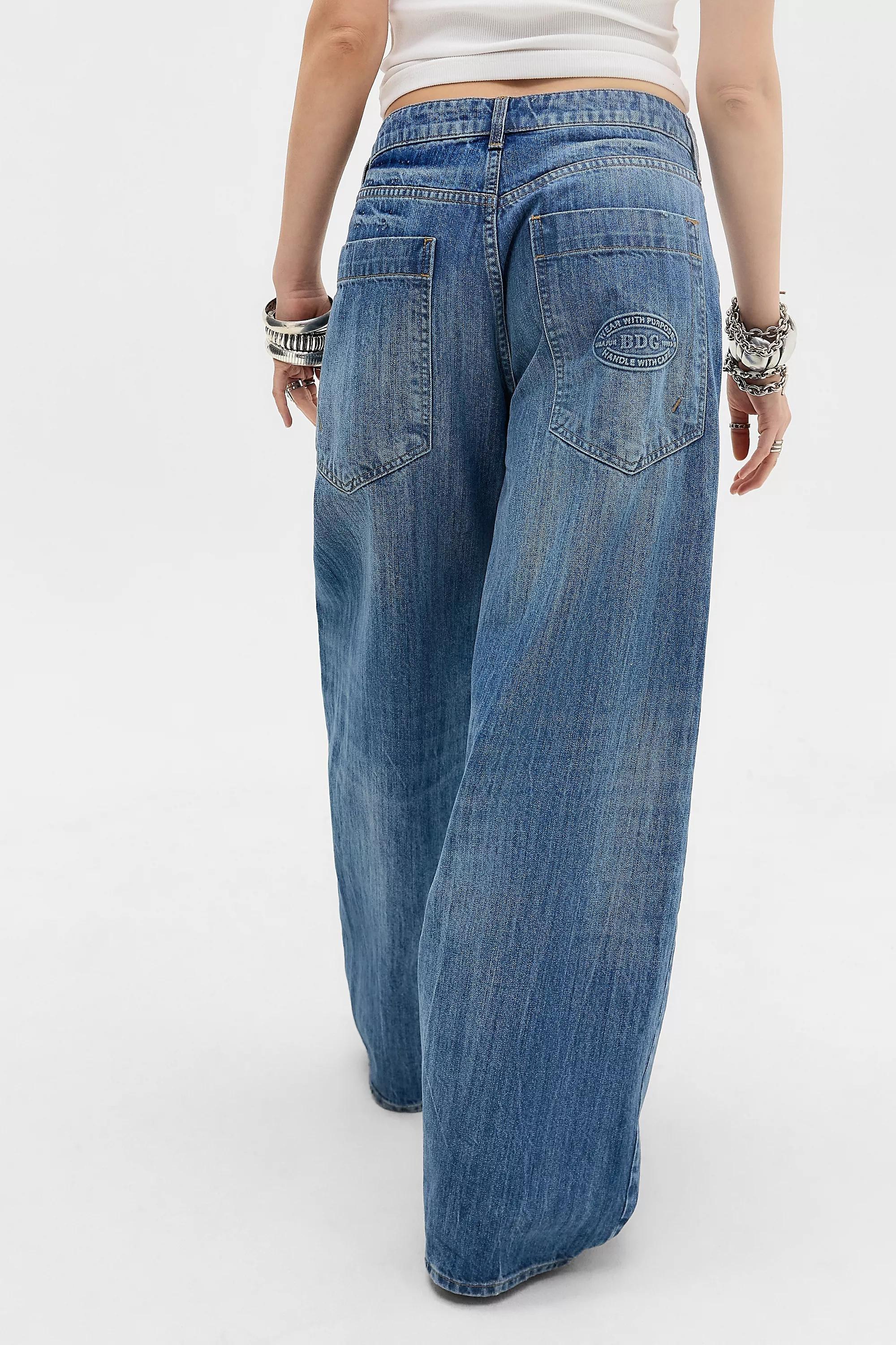 Blue Bdg Jaya Baggy Jeans, SKY, large image number 5
