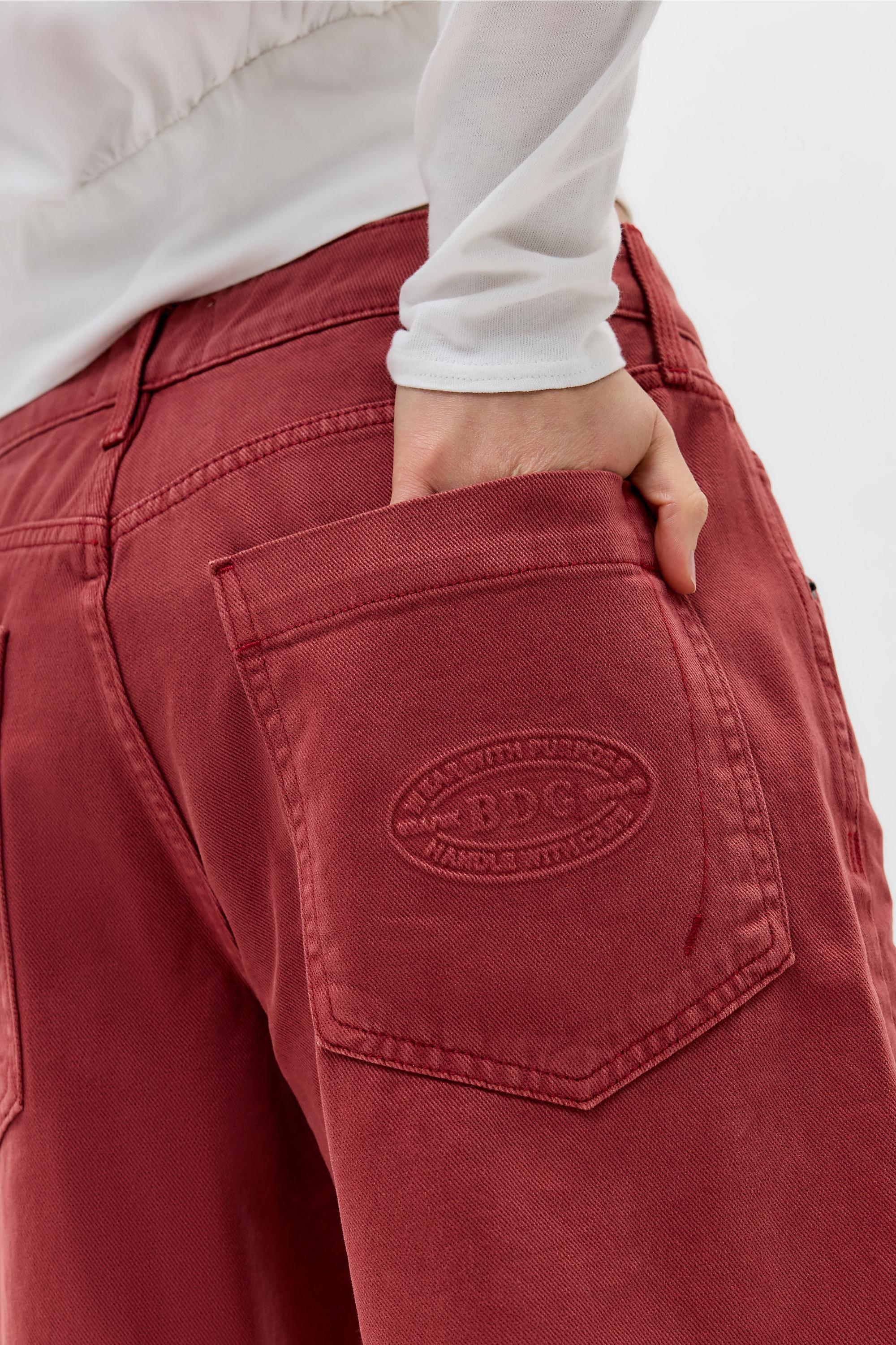 Red Bdg Jaya Baggy Jeans, RED, large image number 2