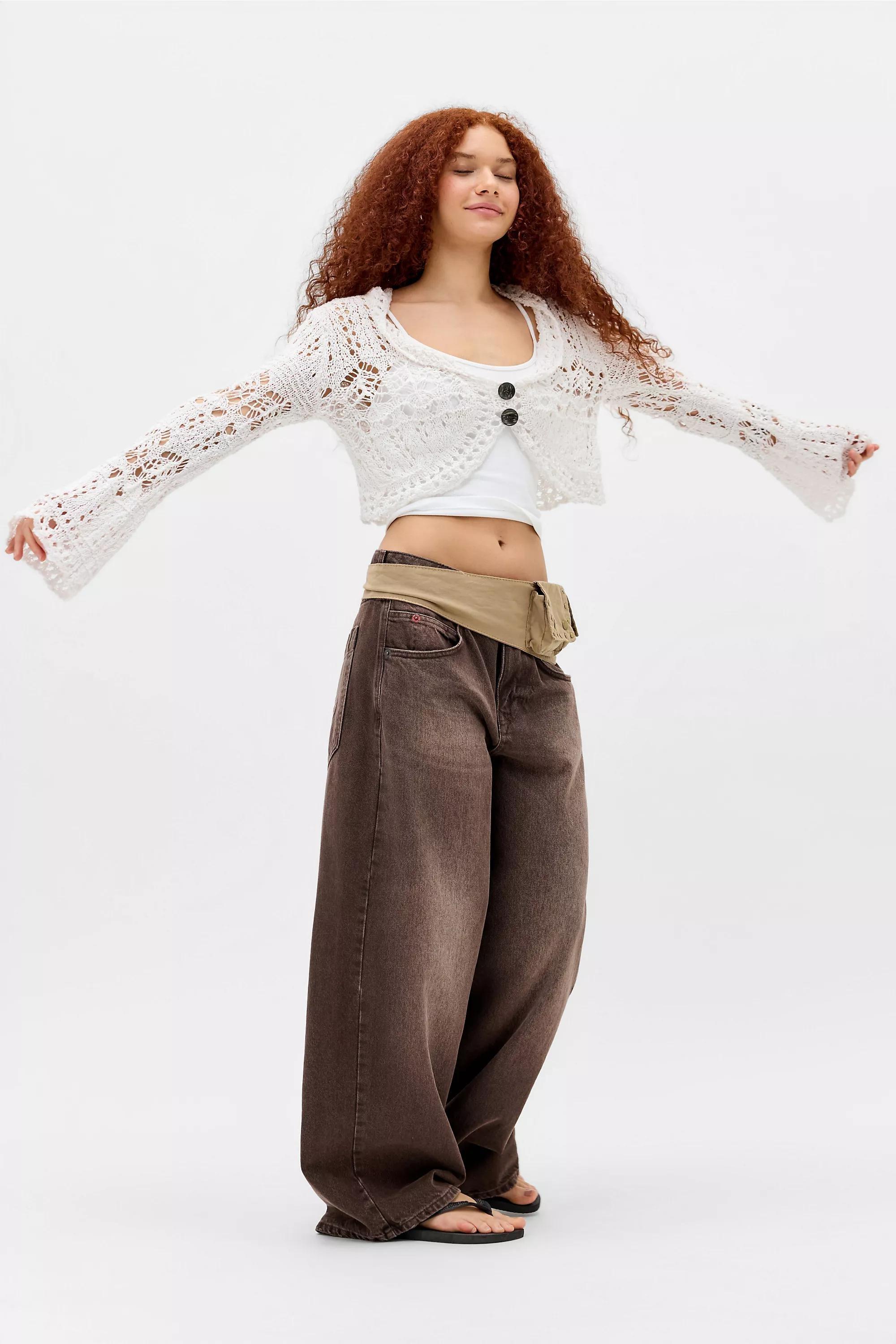 Brown Bdg Jaya Baggy Jeans, A301_0512, large image number 1