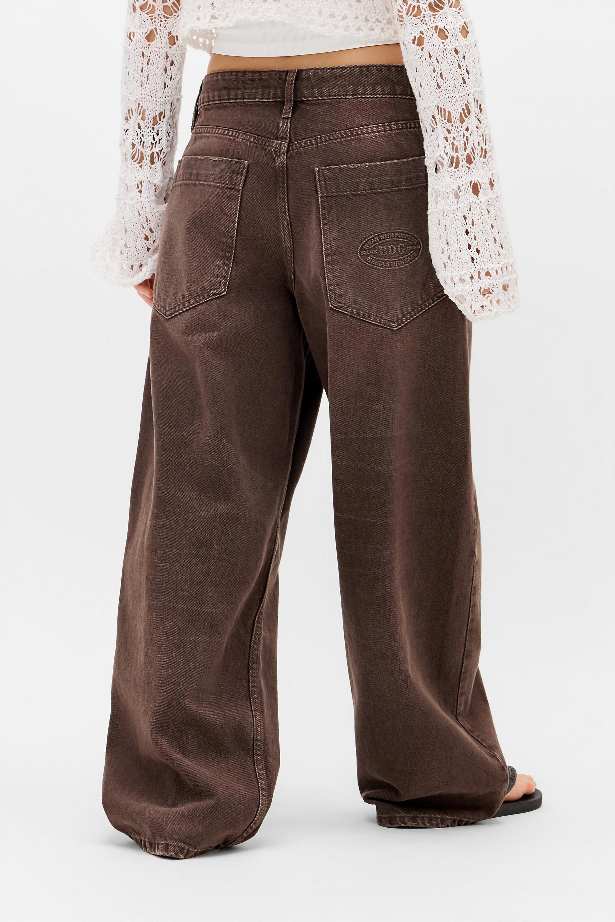 Brown Bdg Jaya Baggy Jeans, A301_0512, large image number 3