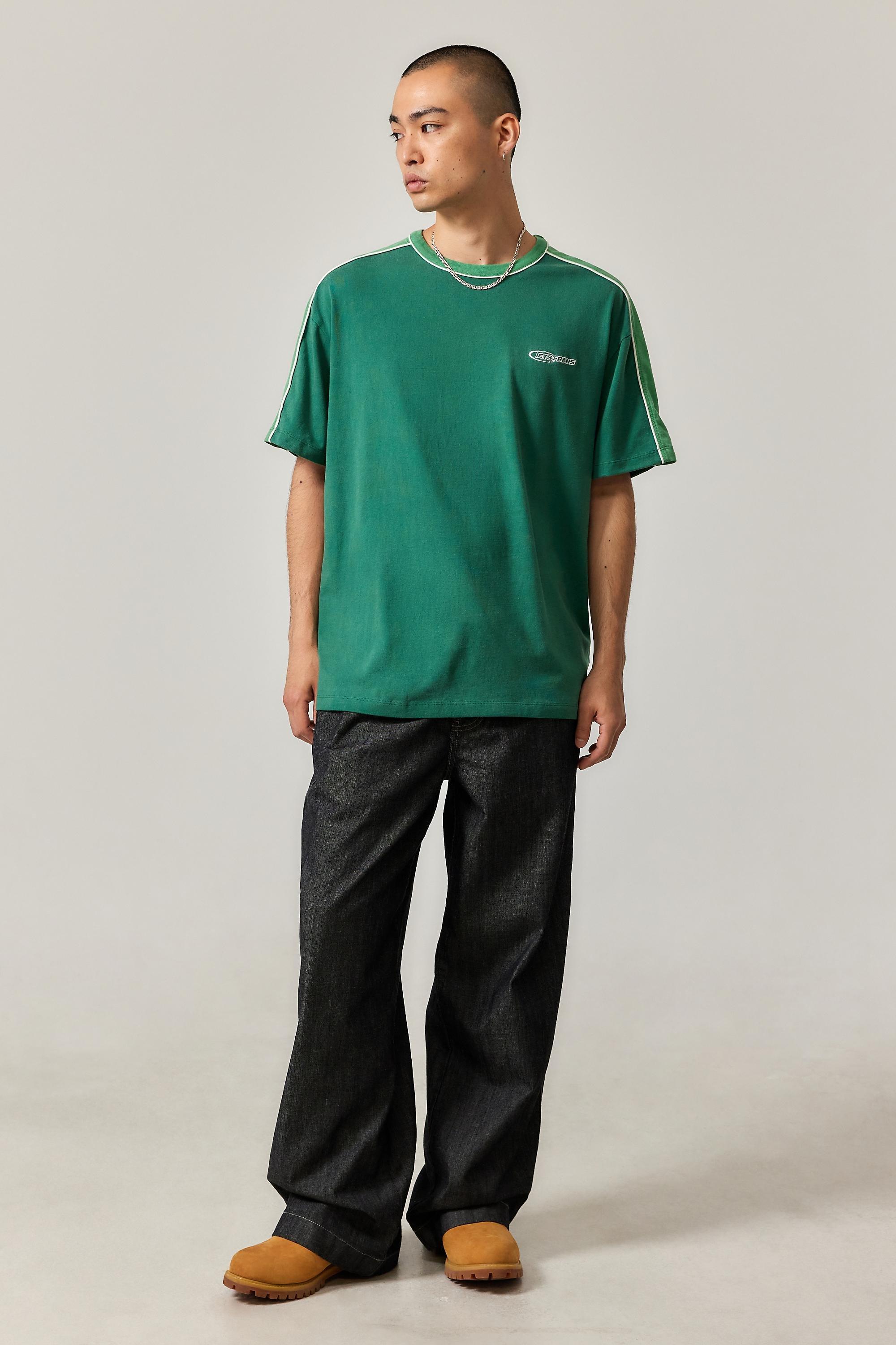 Green Iets Frans... Logo Panel T-Shirt, , large image number 1