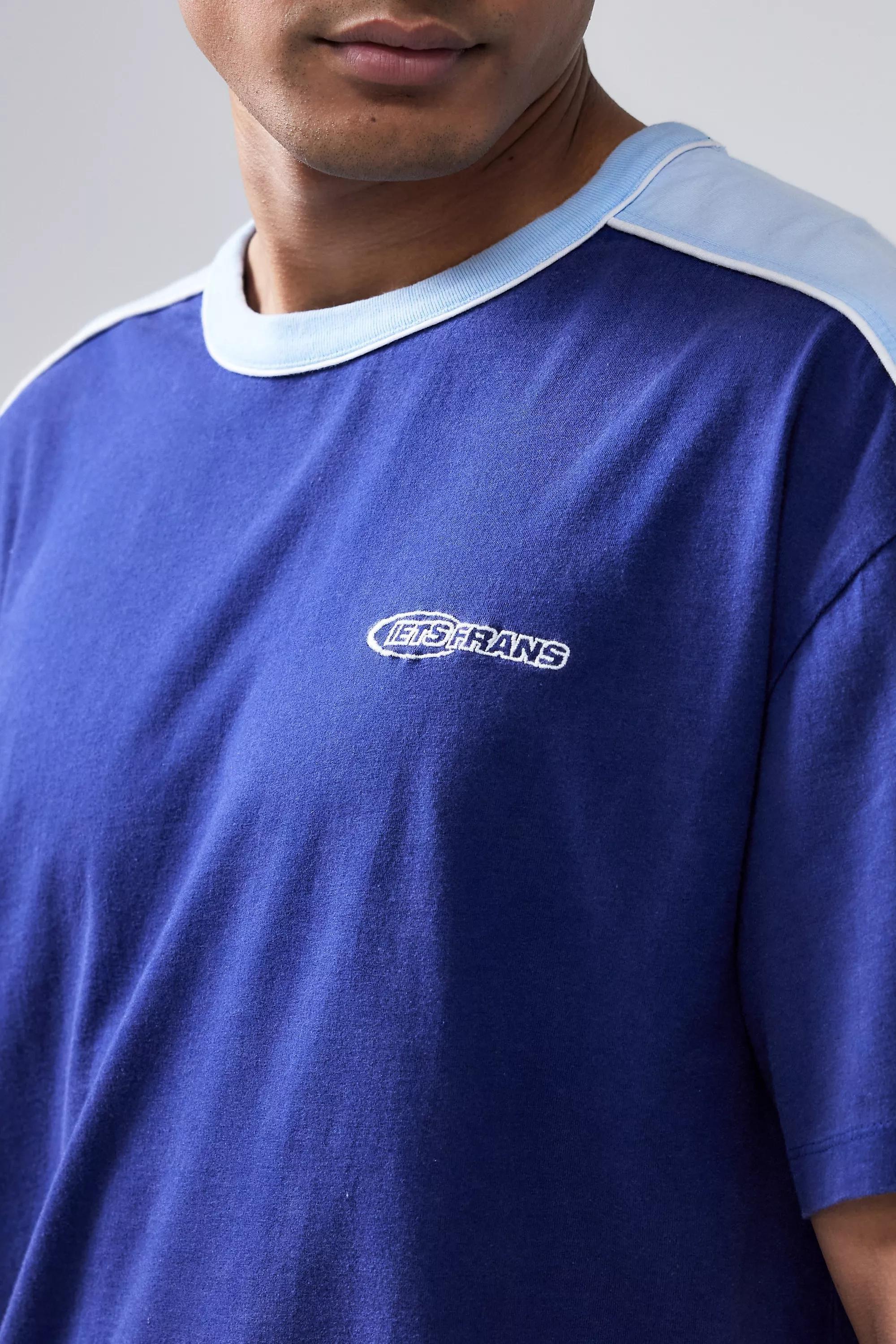 Blue Iets Frans... Logo Panel T-Shirt, , large image number 1