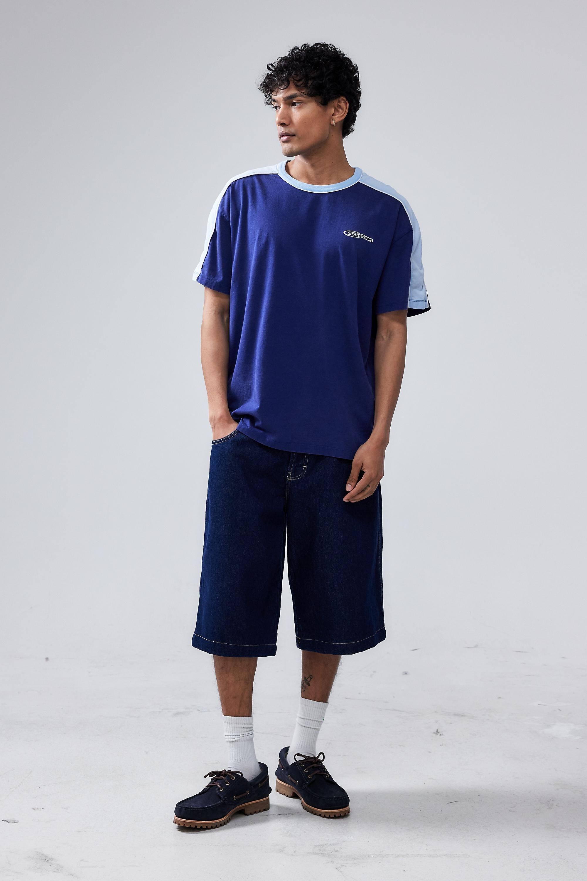 Blue Iets Frans... Logo Panel T-Shirt, , large image number 2