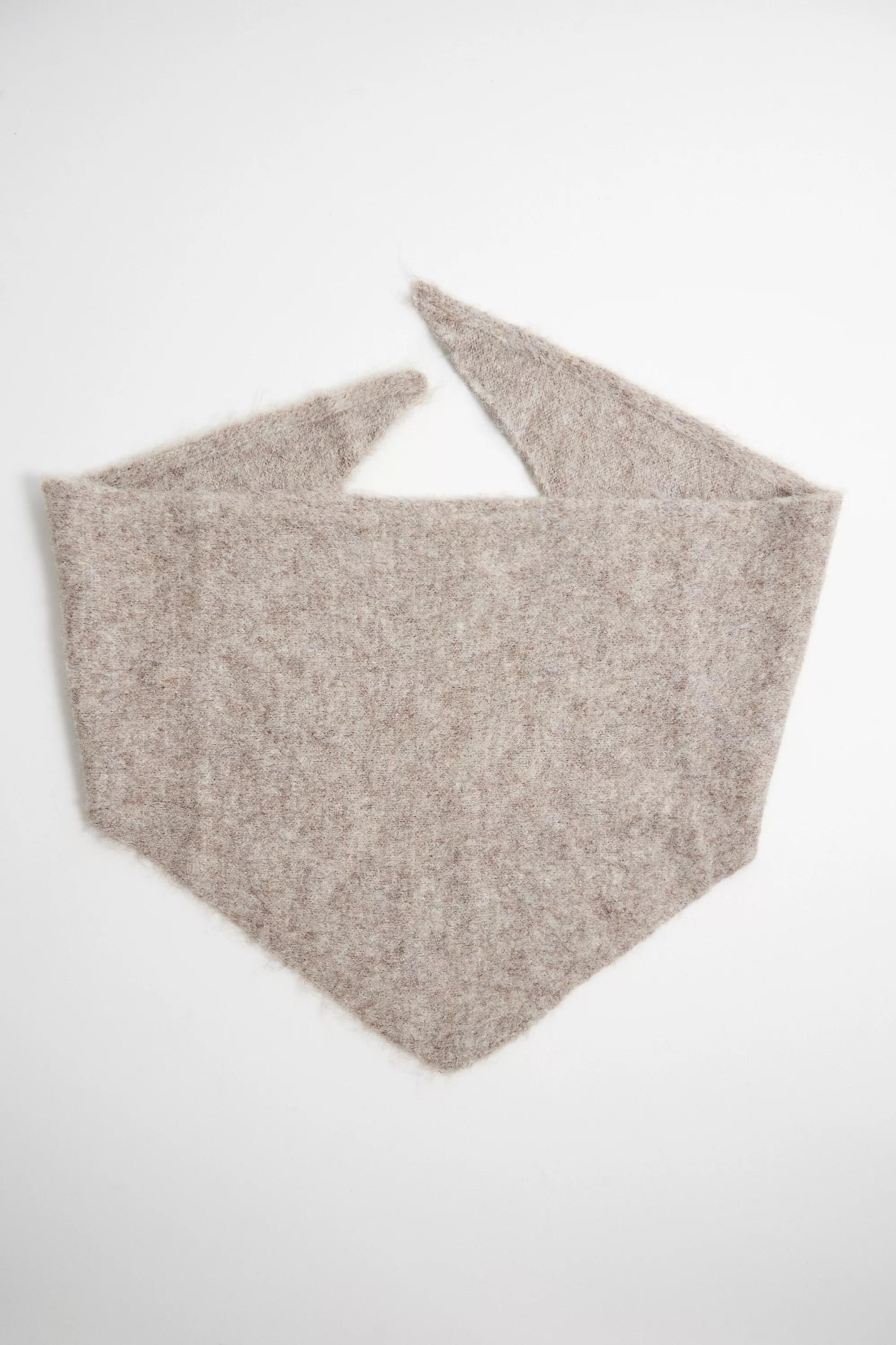 Beige Uo Triangle Neck Scarf, NEUTR, large image number 3