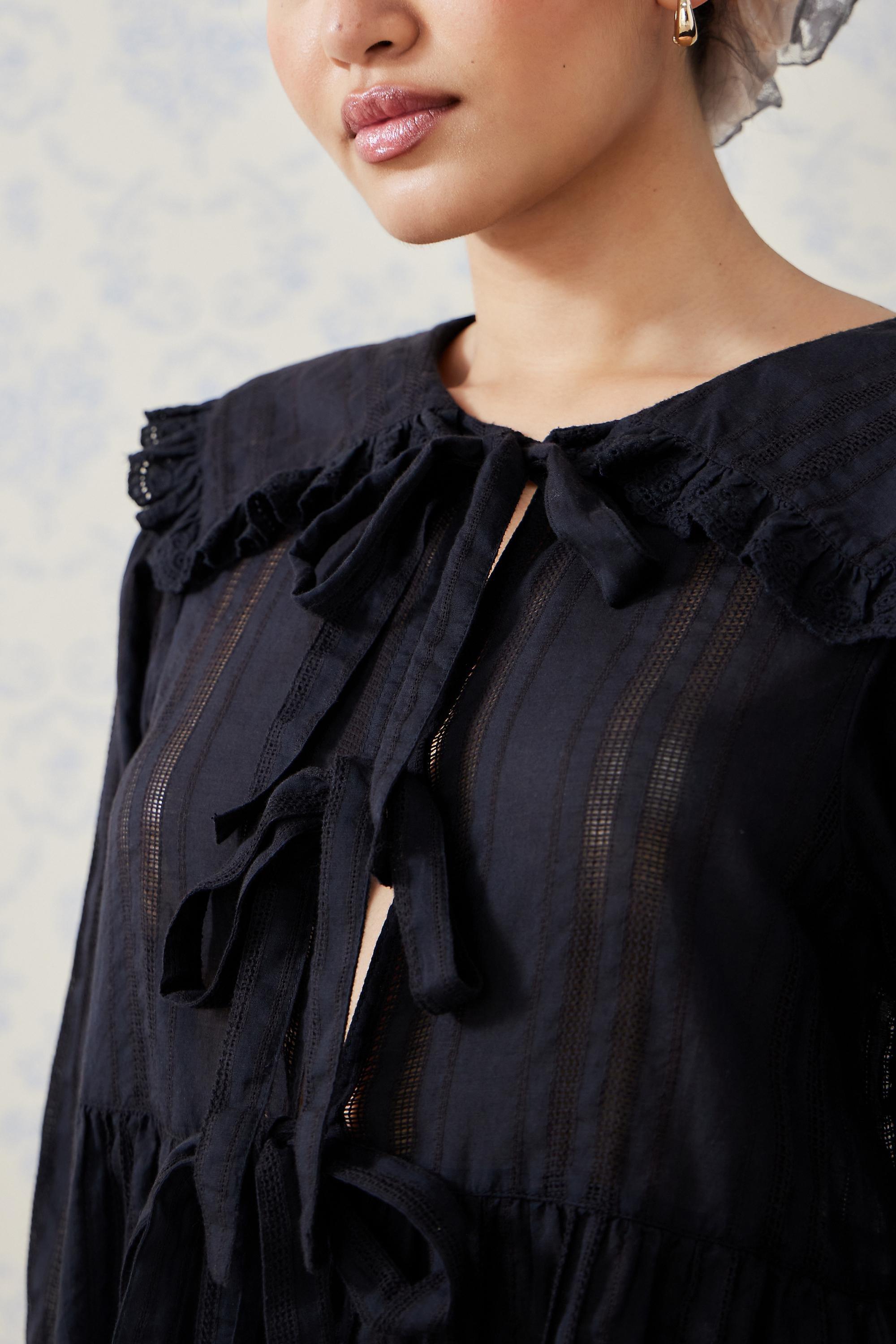 Black Kimchi Blue Blouse, , large image number 1