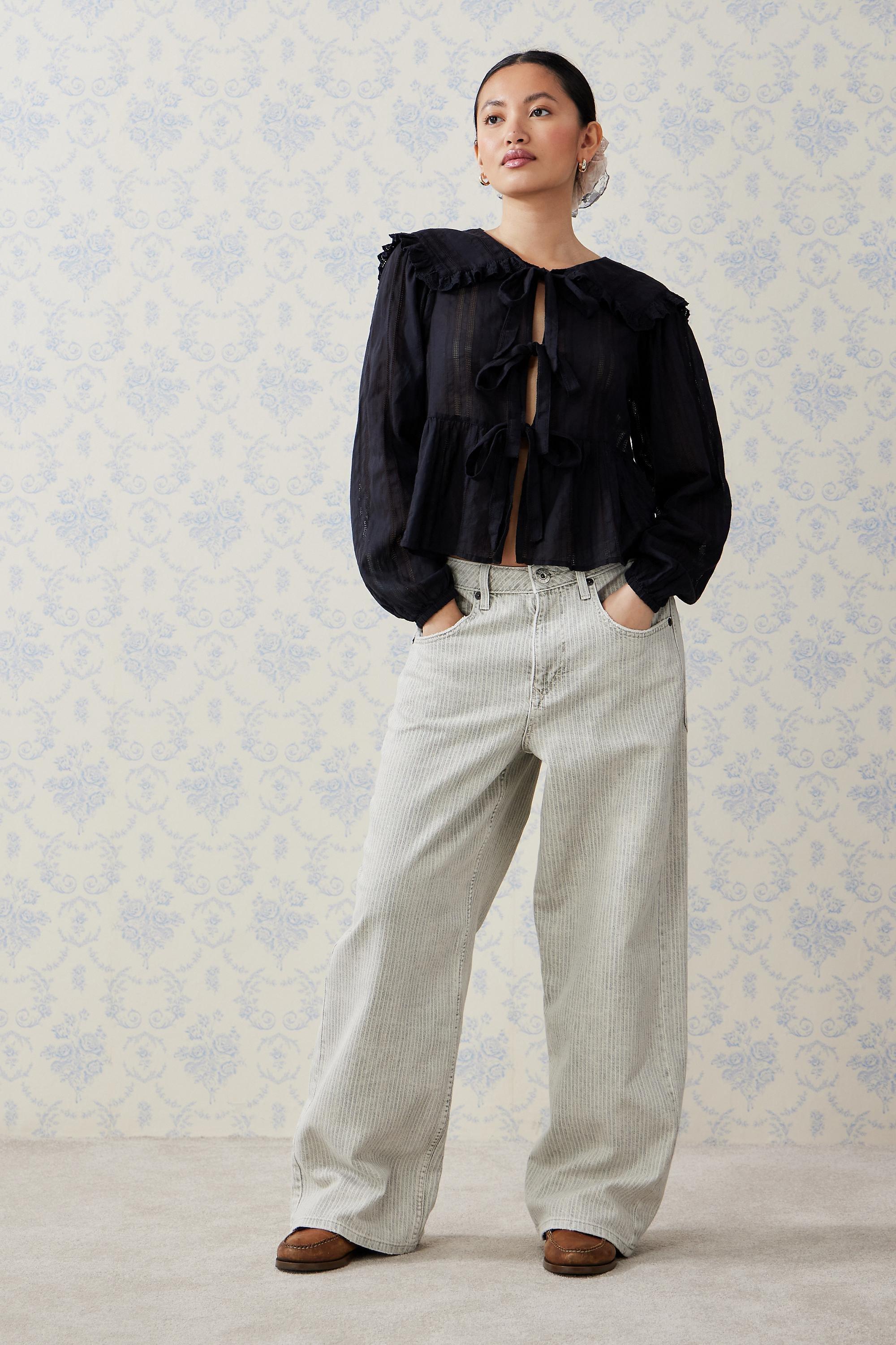 Black Kimchi Blue Blouse, , large image number 2