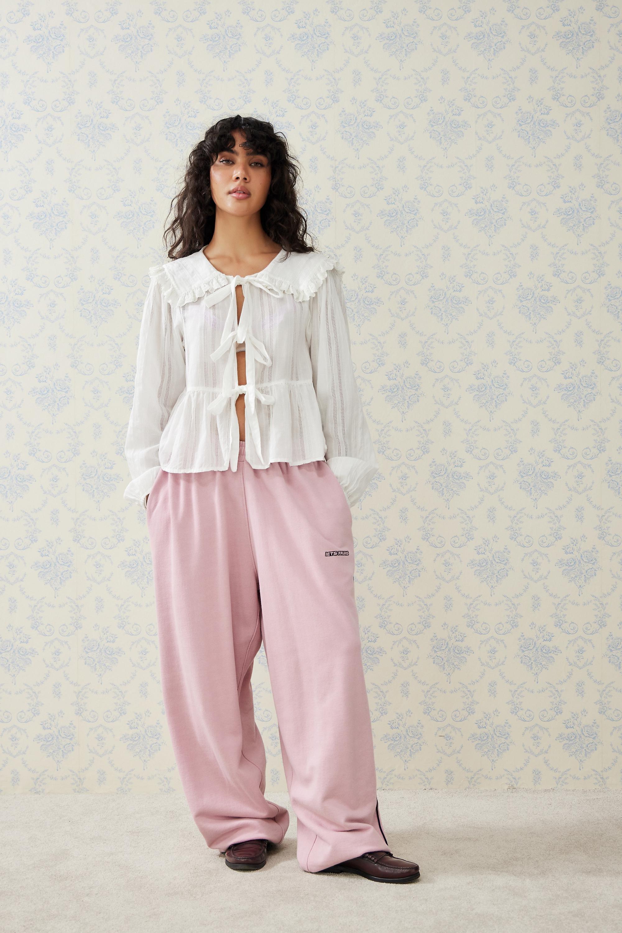 White Kimchi Blue Olive Blouse, , large image number 1