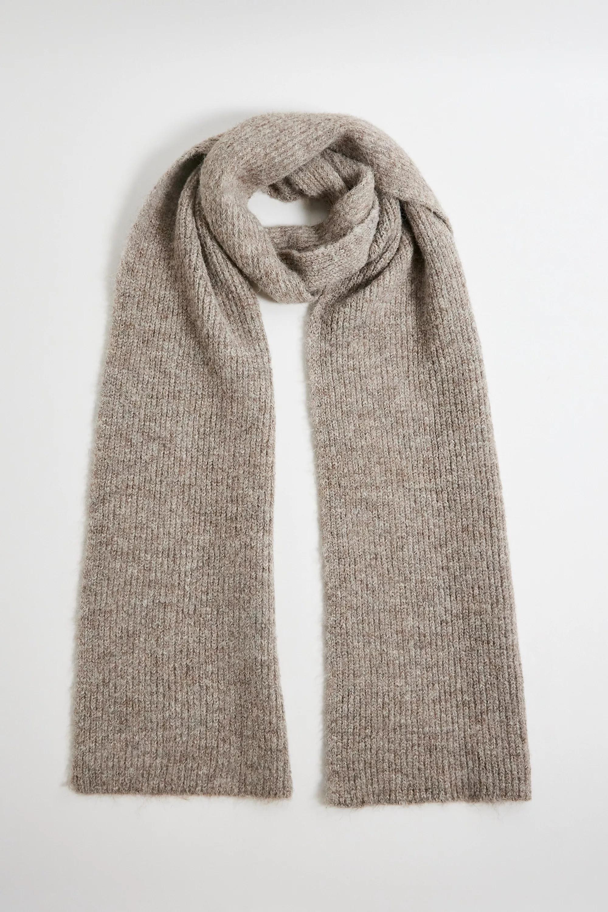 Beige Uo Soft Knit Scarf, NEUTR, large image number 1