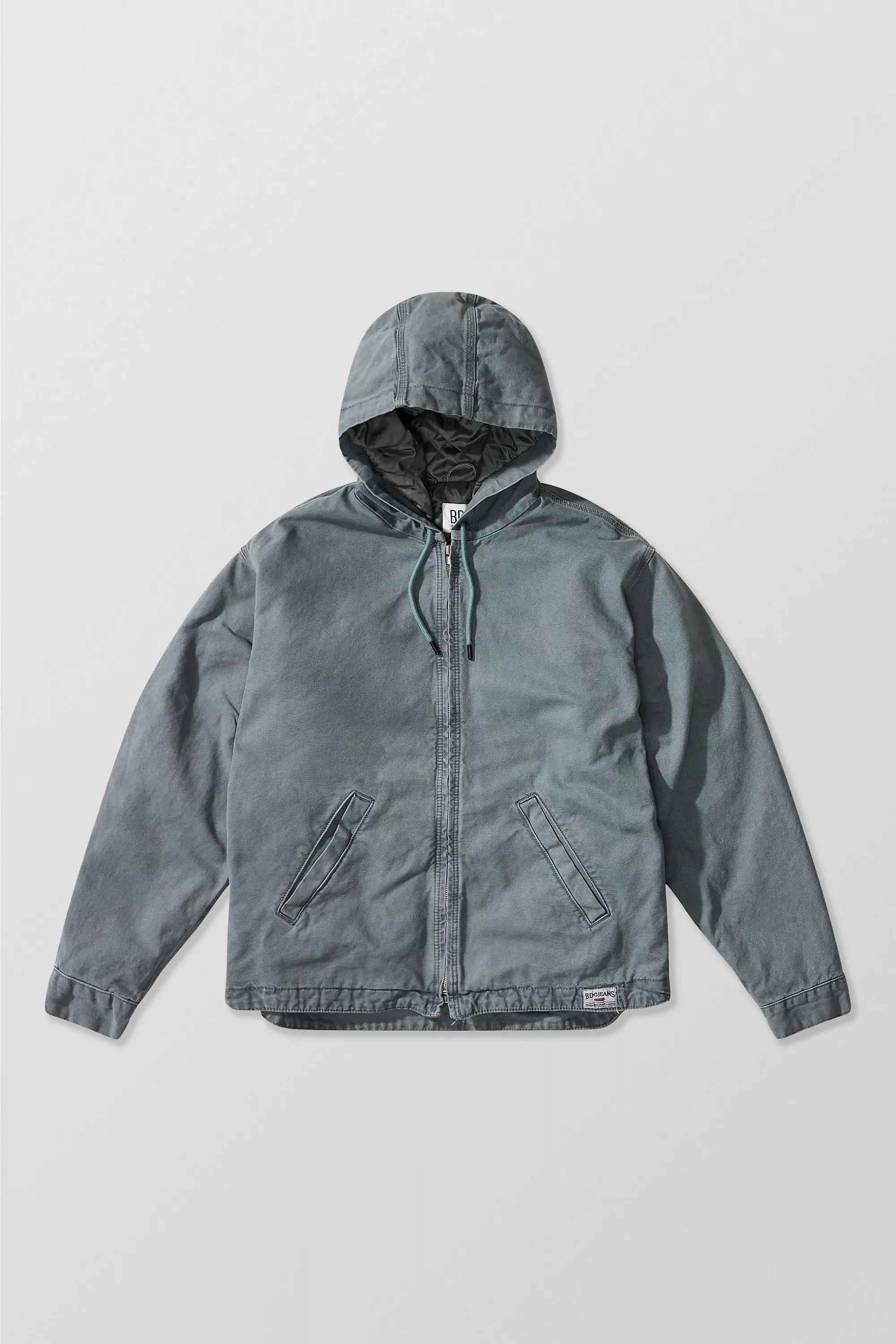 Turquoise Bdg Rex Petrol Canvas Skate Hoodie, , large image number 5