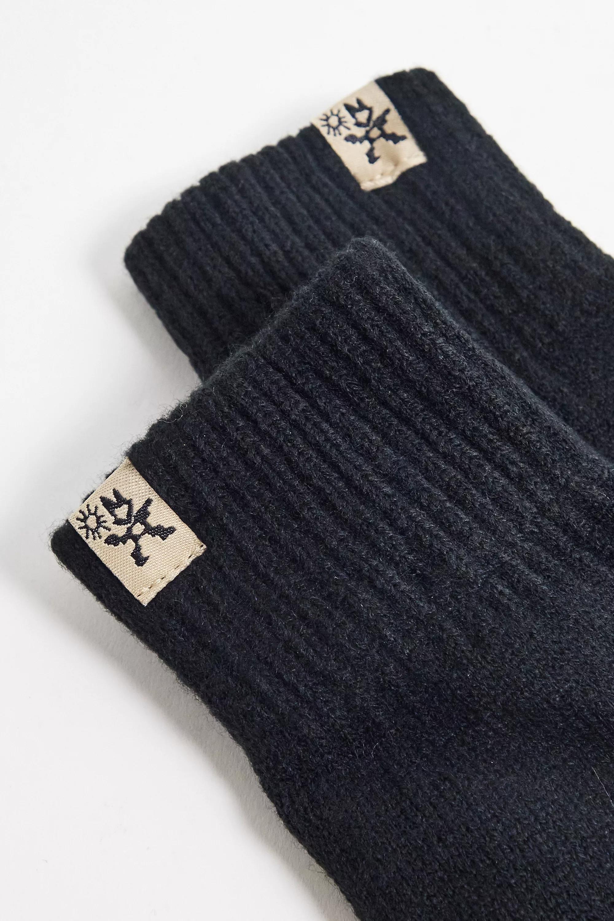 Black Ayker Fingerless Gloves, BLK, large image number 2