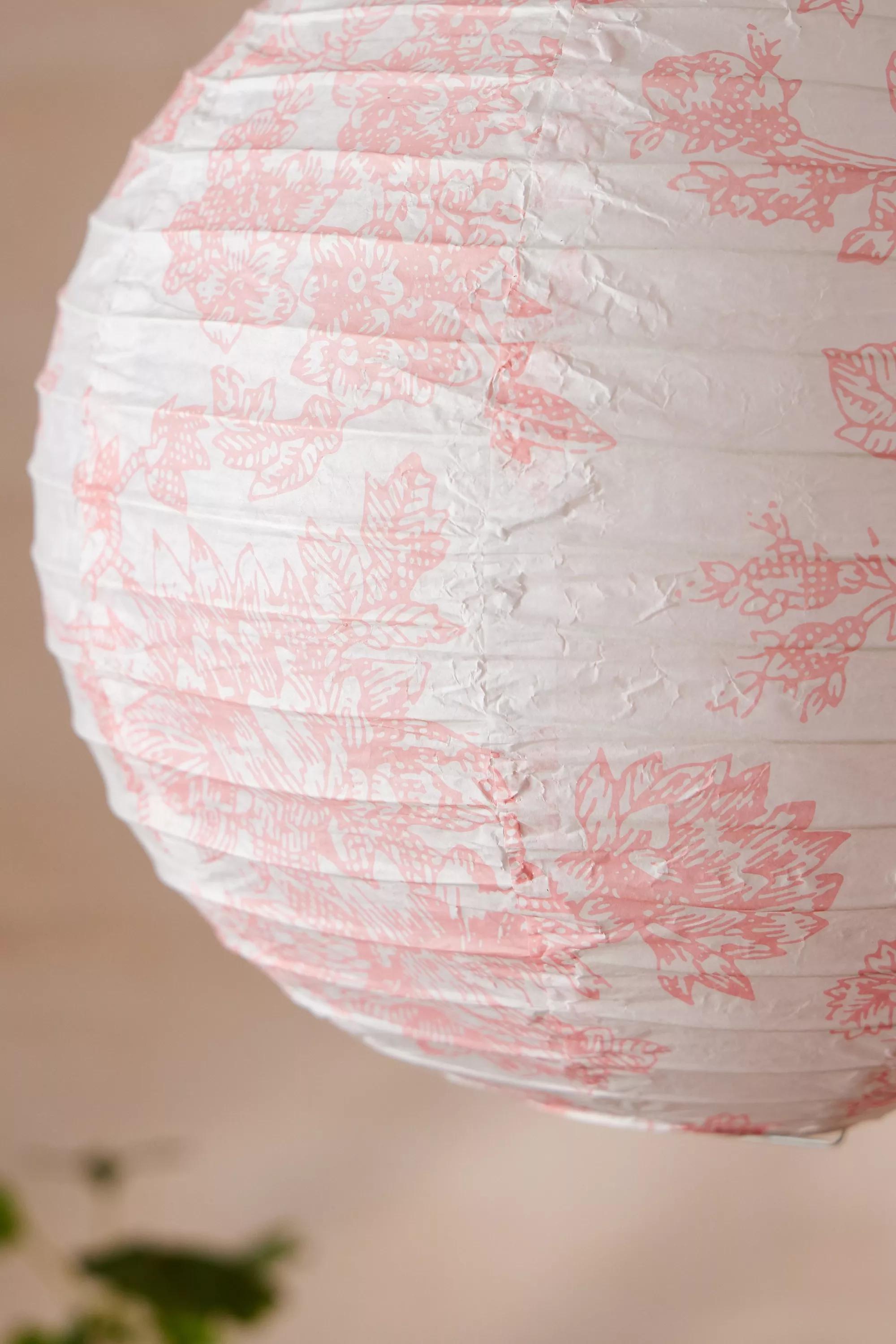 Pink Toile Lamp Shade, PINK, large image number 4