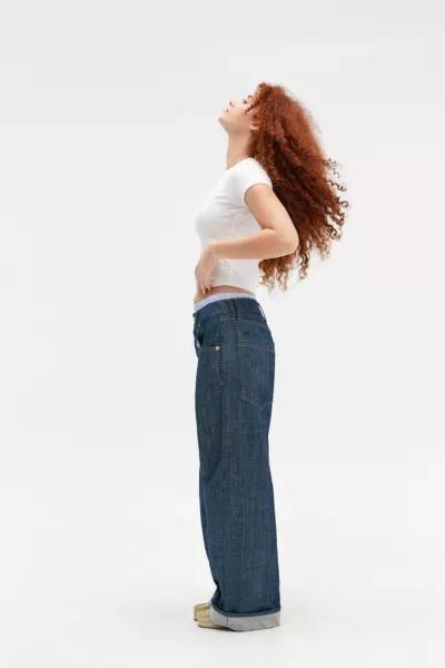 Blue Bdg Jaya Baggy Raw\U202Fjeans, , large image number 3