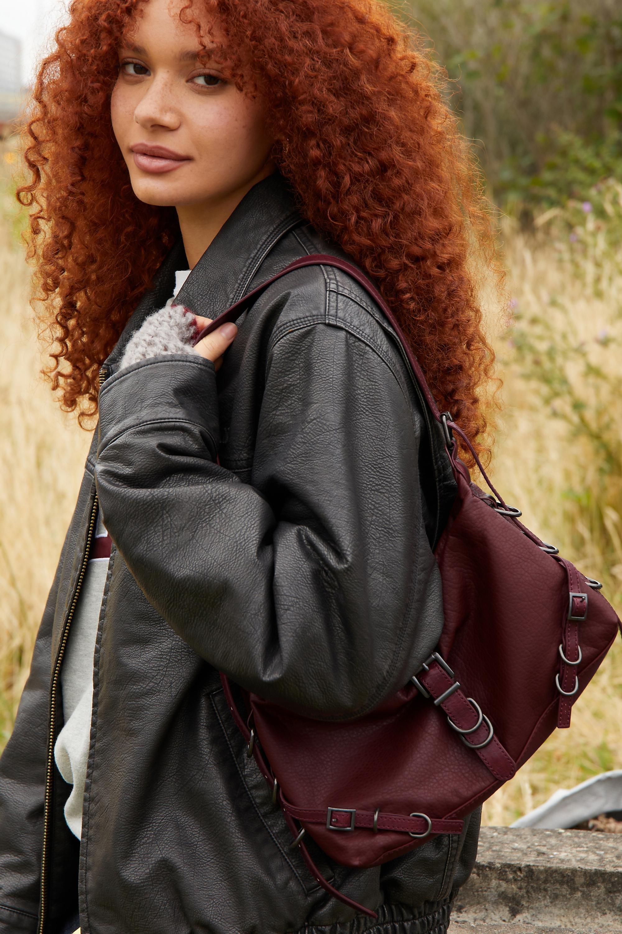 Wine UO Slouch Shoulder Bag, WINE, large image number 0