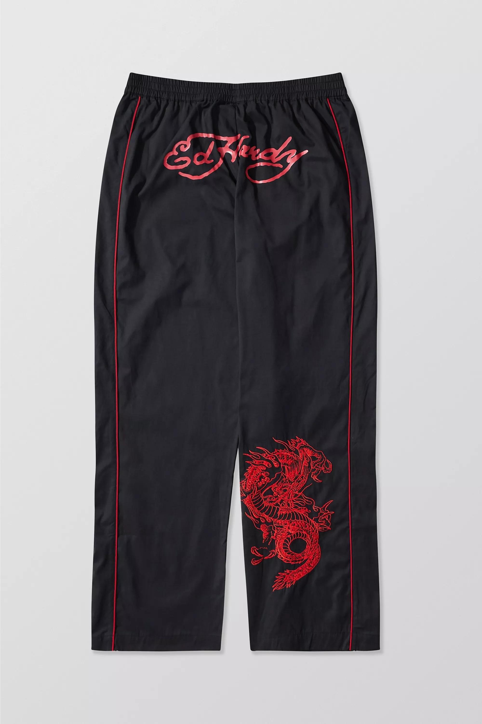 BLK Ed Hardy UO Exclusive Dragon Joggers, , large image number 5