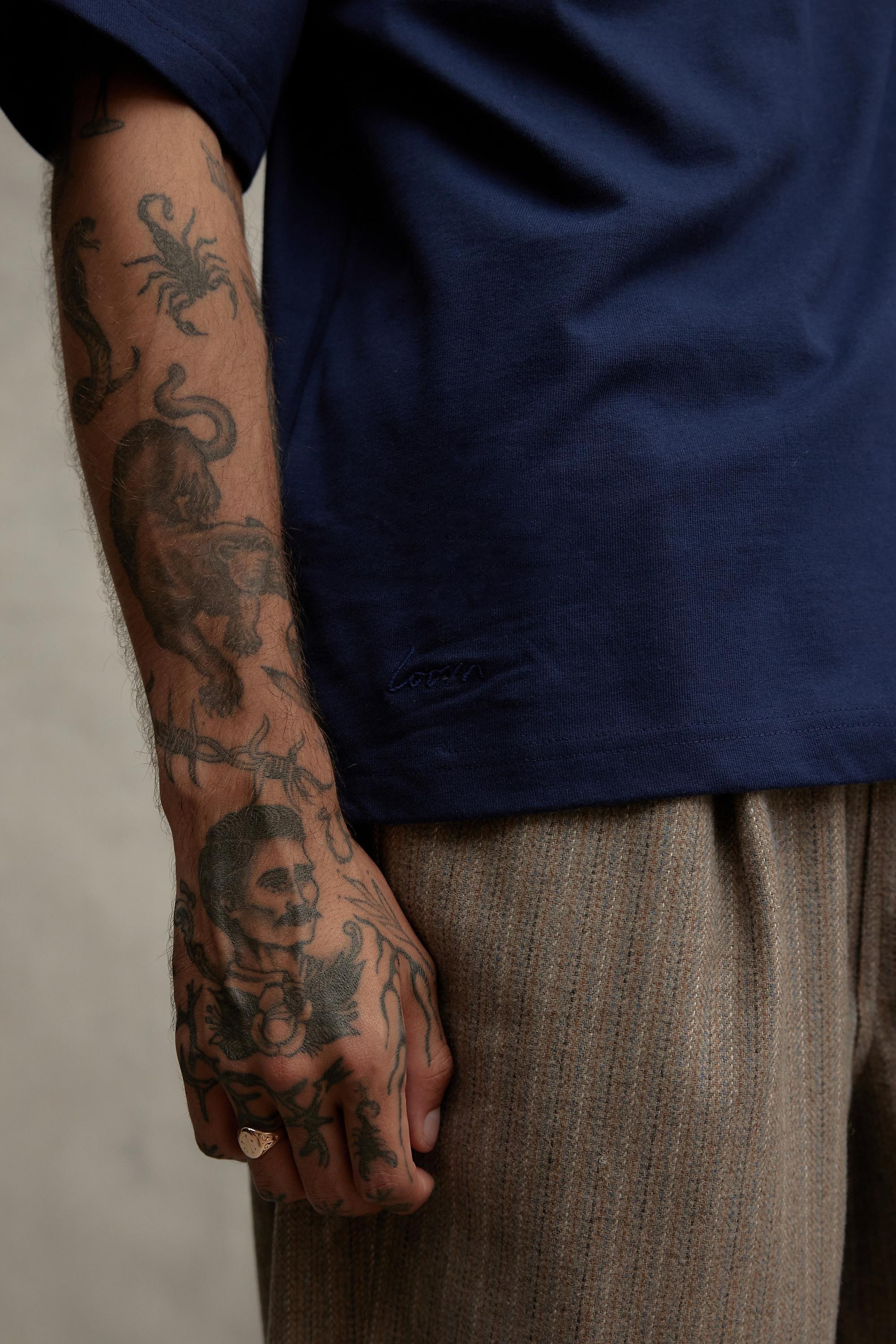 Navy Loom Premium T-Shirt, , large image number 2