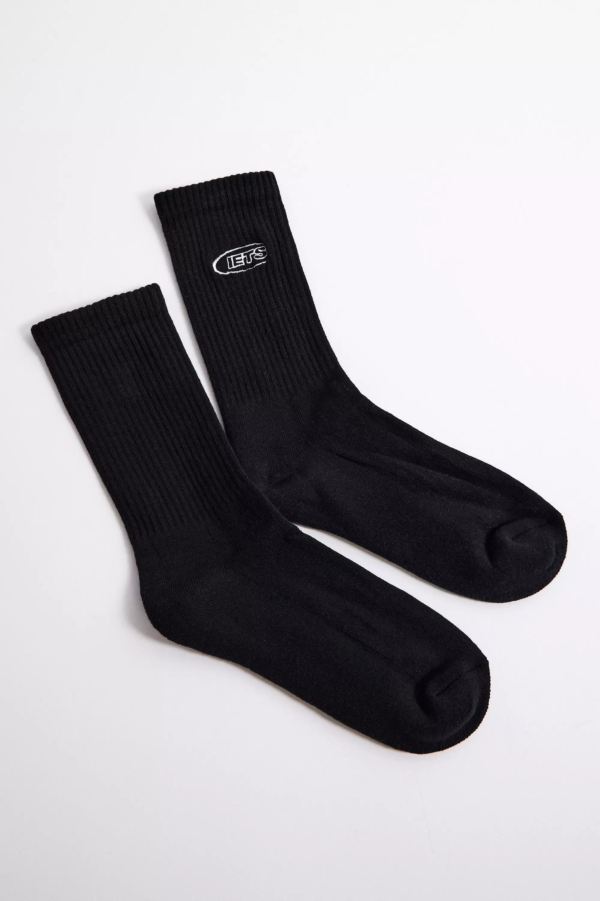 Black Iets Frans... Socks, BLK, medium