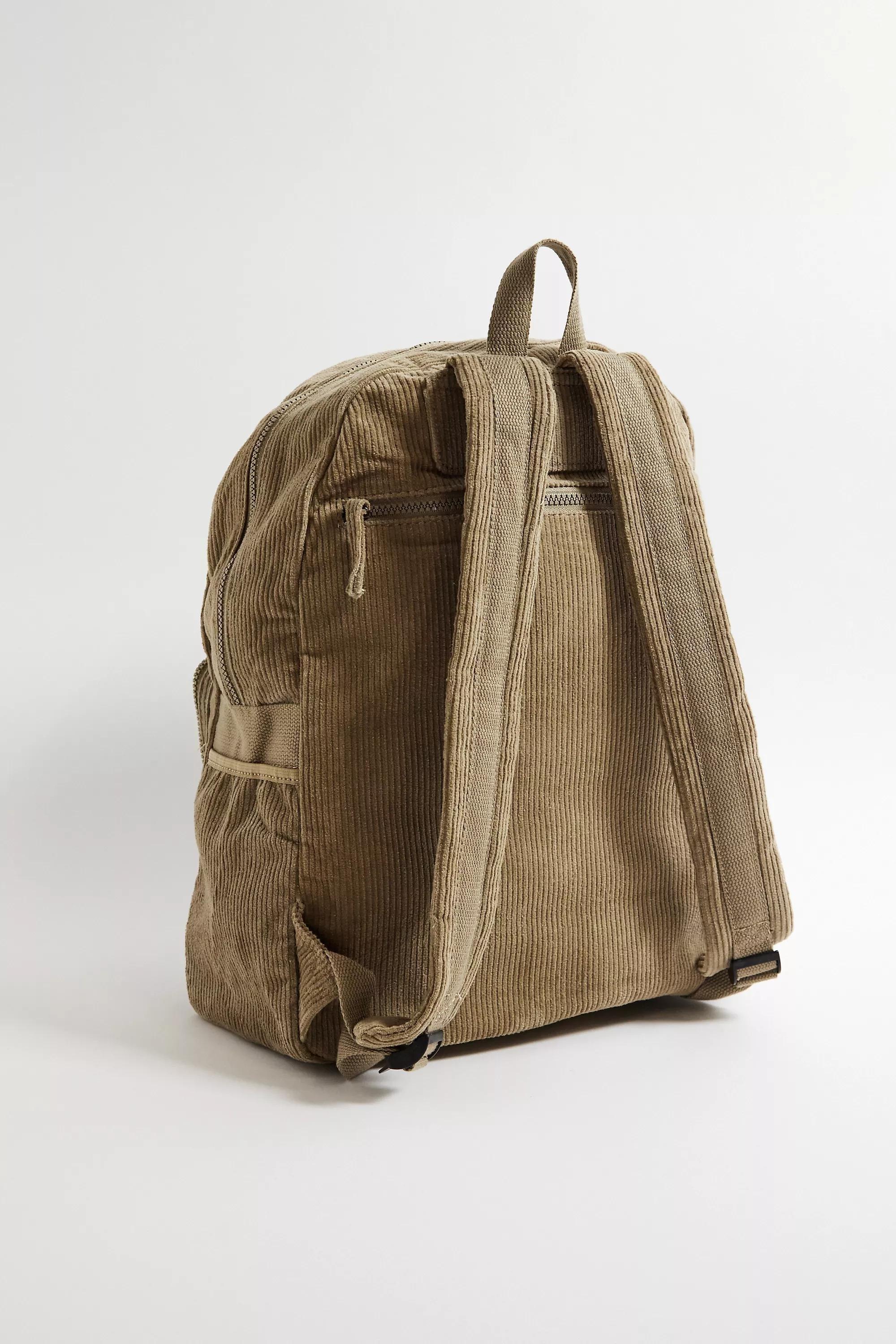 Green Bdg Corduroy Backpack, GRN, large image number 3