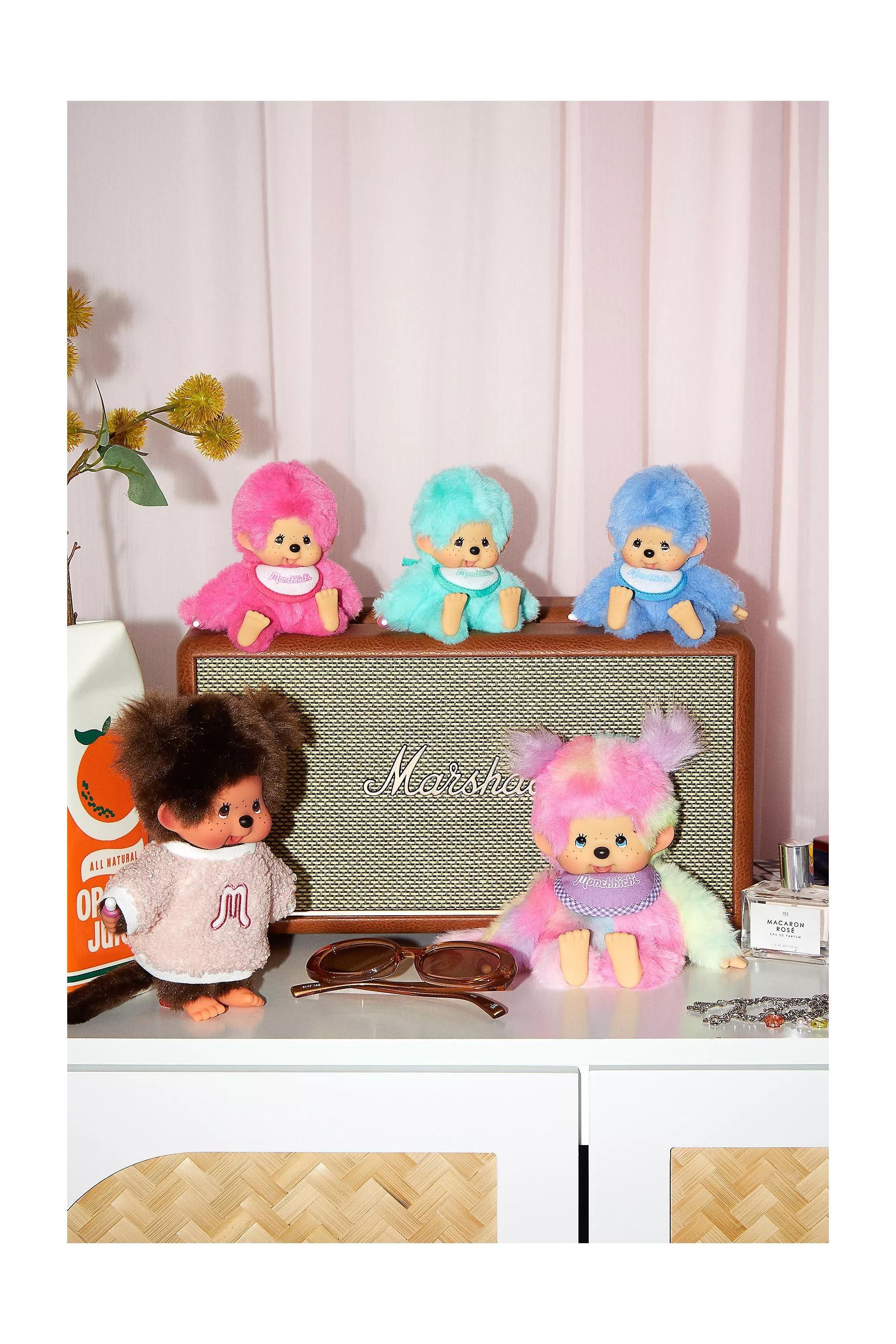 Multicolour Monchhichi Wave2 Beanie Plushie, ASSORT, large image number 0