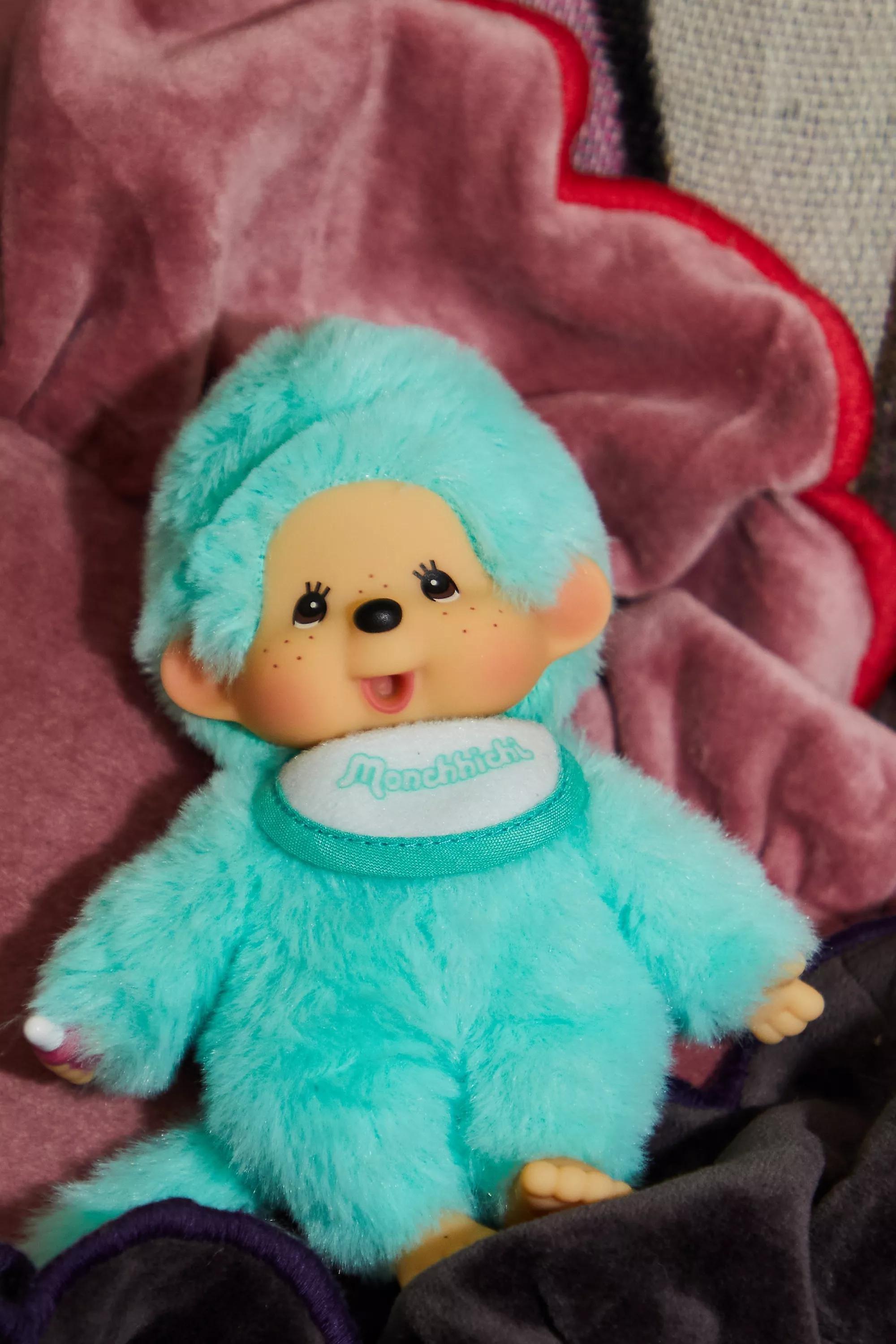 Multicolour Monchhichi Wave2 Beanie Plushie, ASSORT, large image number 2