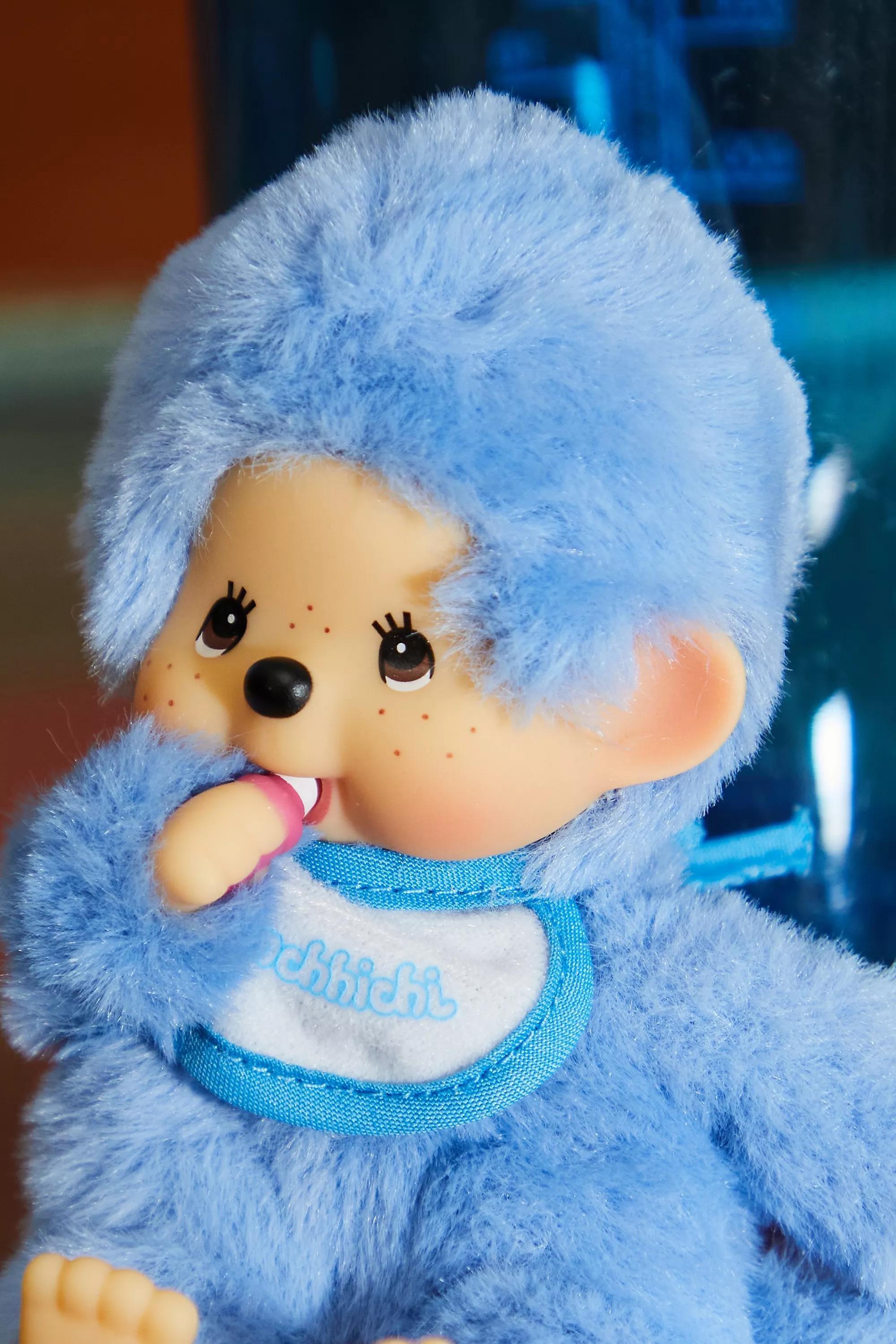 Multicolour Monchhichi Wave2 Beanie Plushie, ASSORT, large image number 4