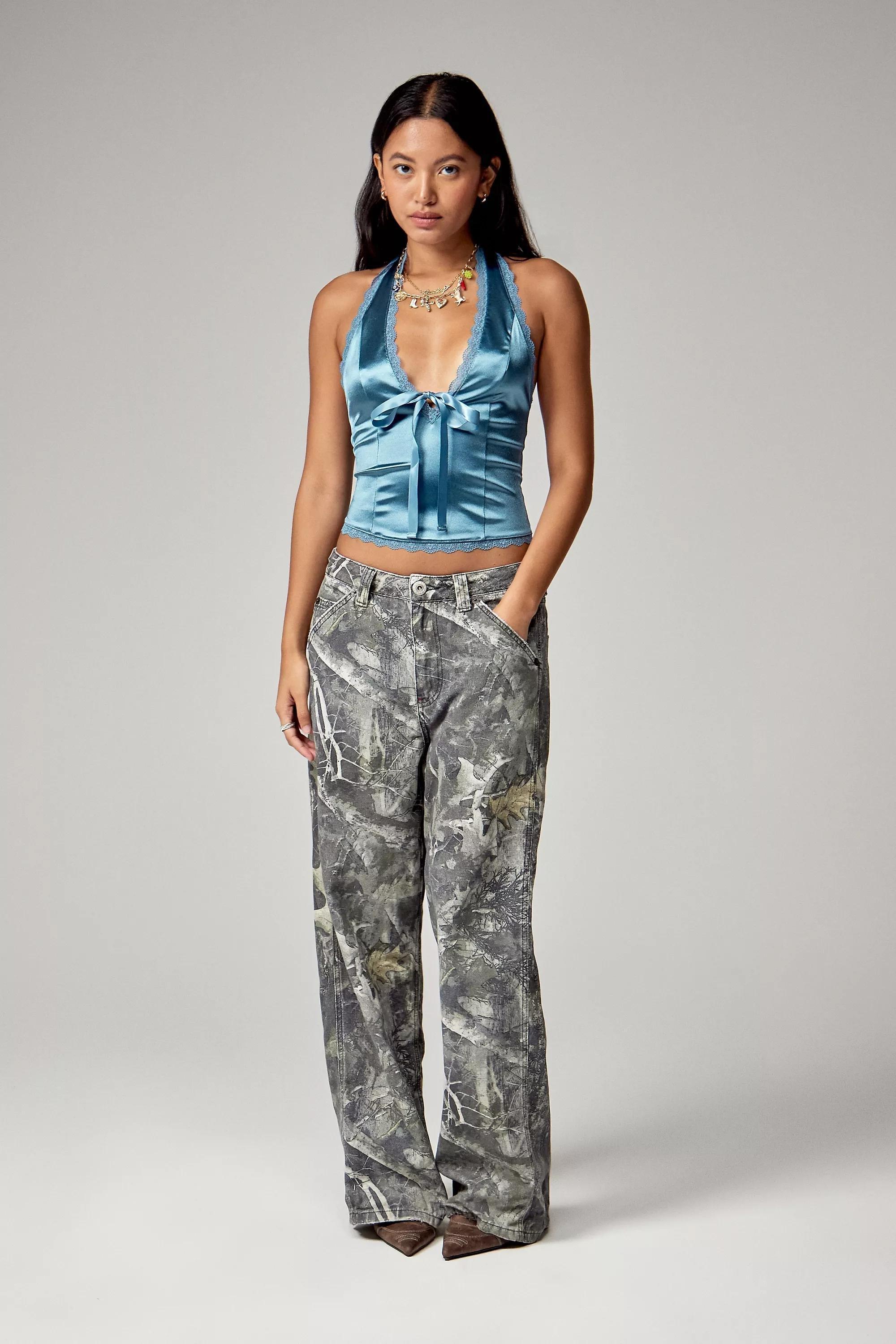 Blue Kimchi Blue Farrah Halter neck Top, , large image number 2