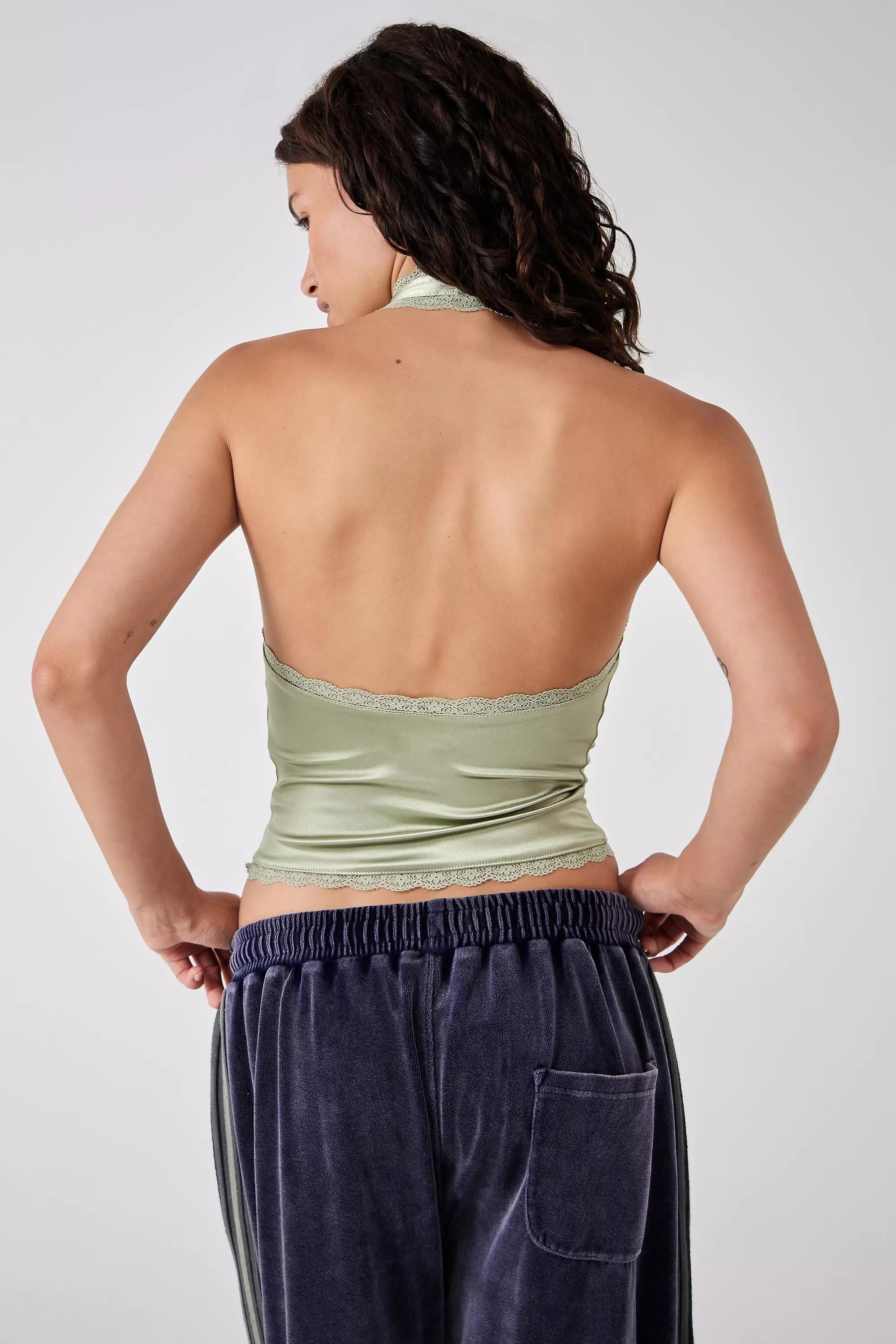Green Kimchi Blue Halter neck Top, , large image number 3