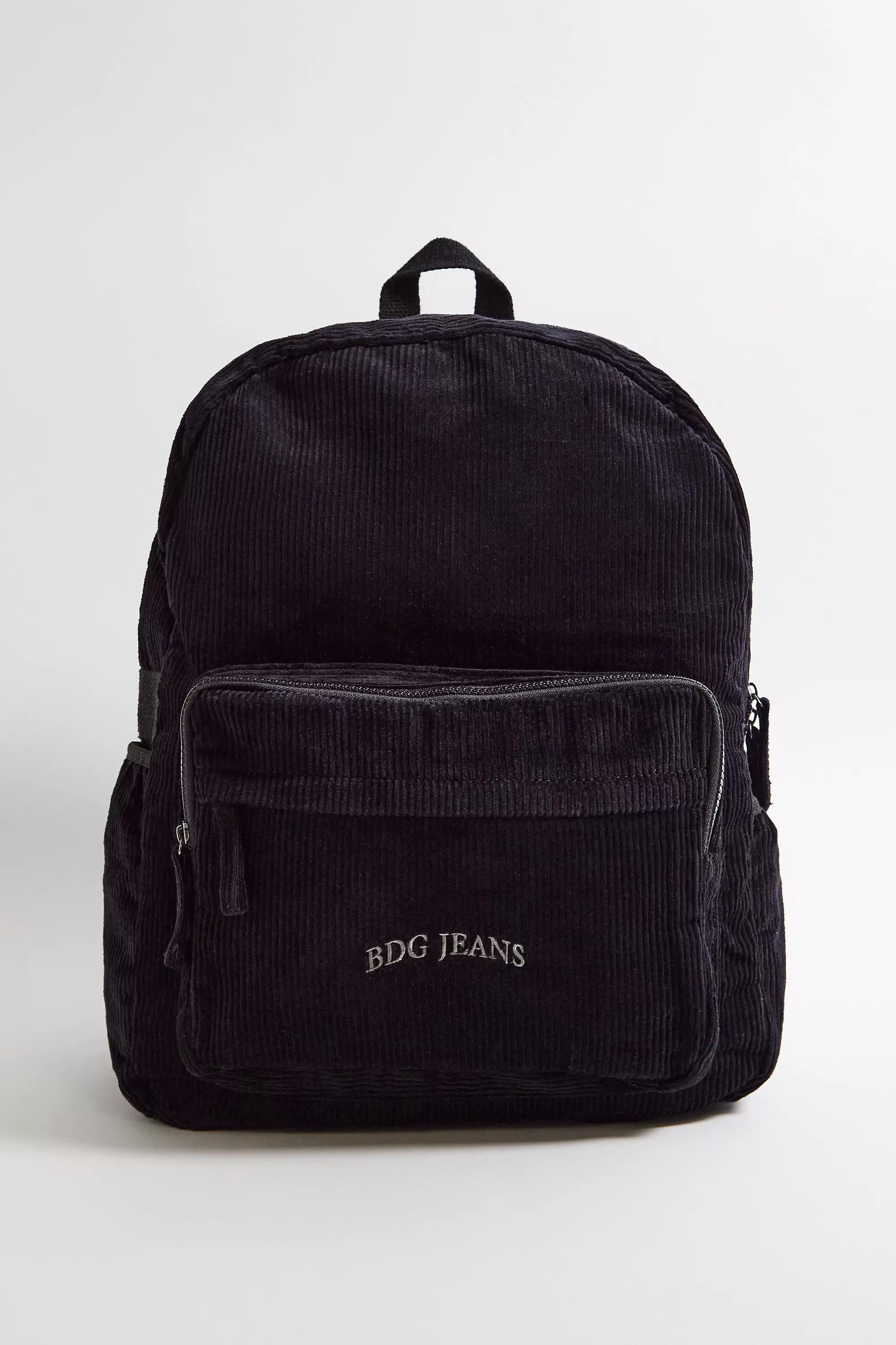 Grey Bdg Gunmetal Corduroy Backpack, GREY, large image number 0
