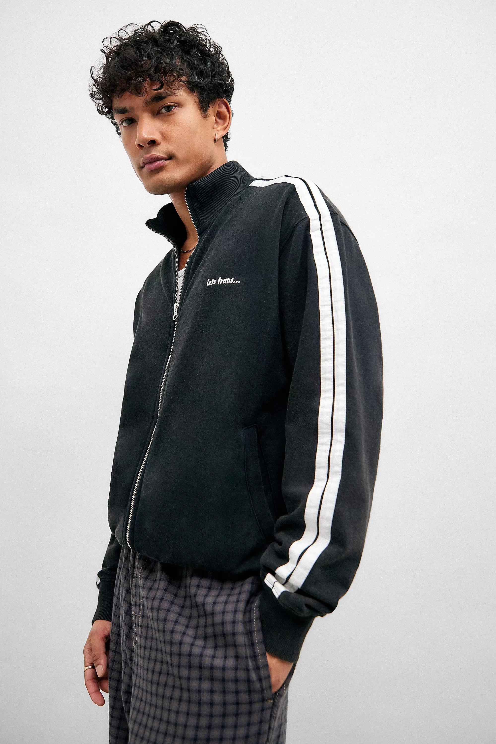 Black Iets Frans...Teddi Taped Track Top, , large image number 1