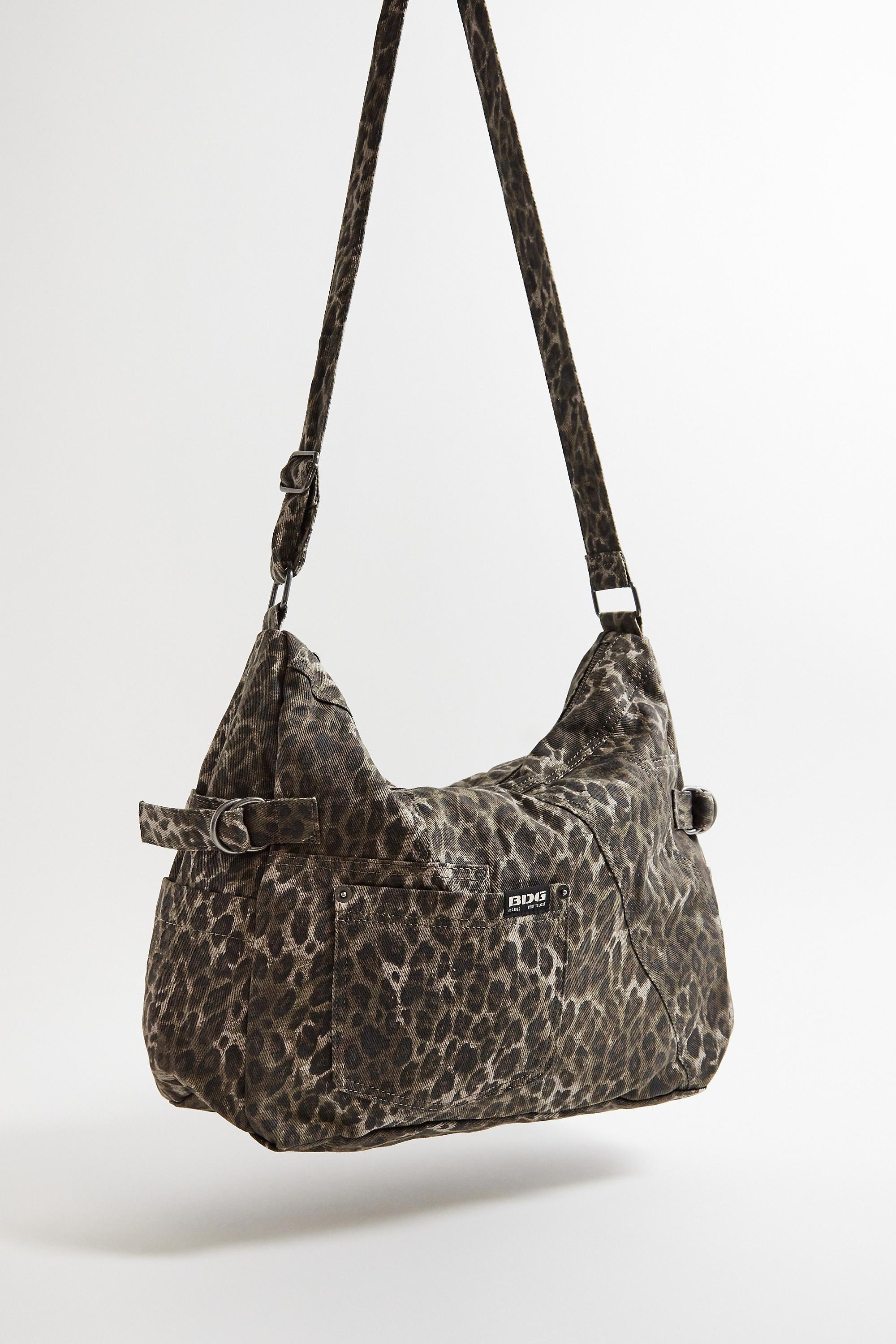 Brown Bdg Printed Sling Bag, BRN, large image number 1
