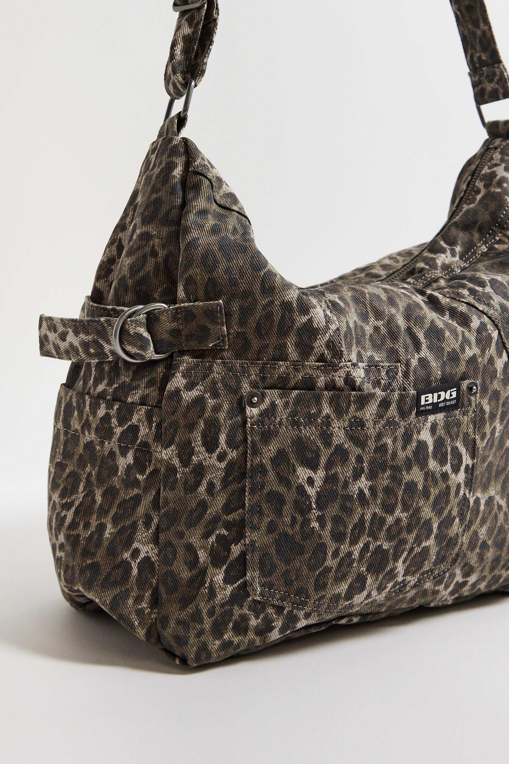 Brown Bdg Printed Sling Bag, BRN, large image number 4