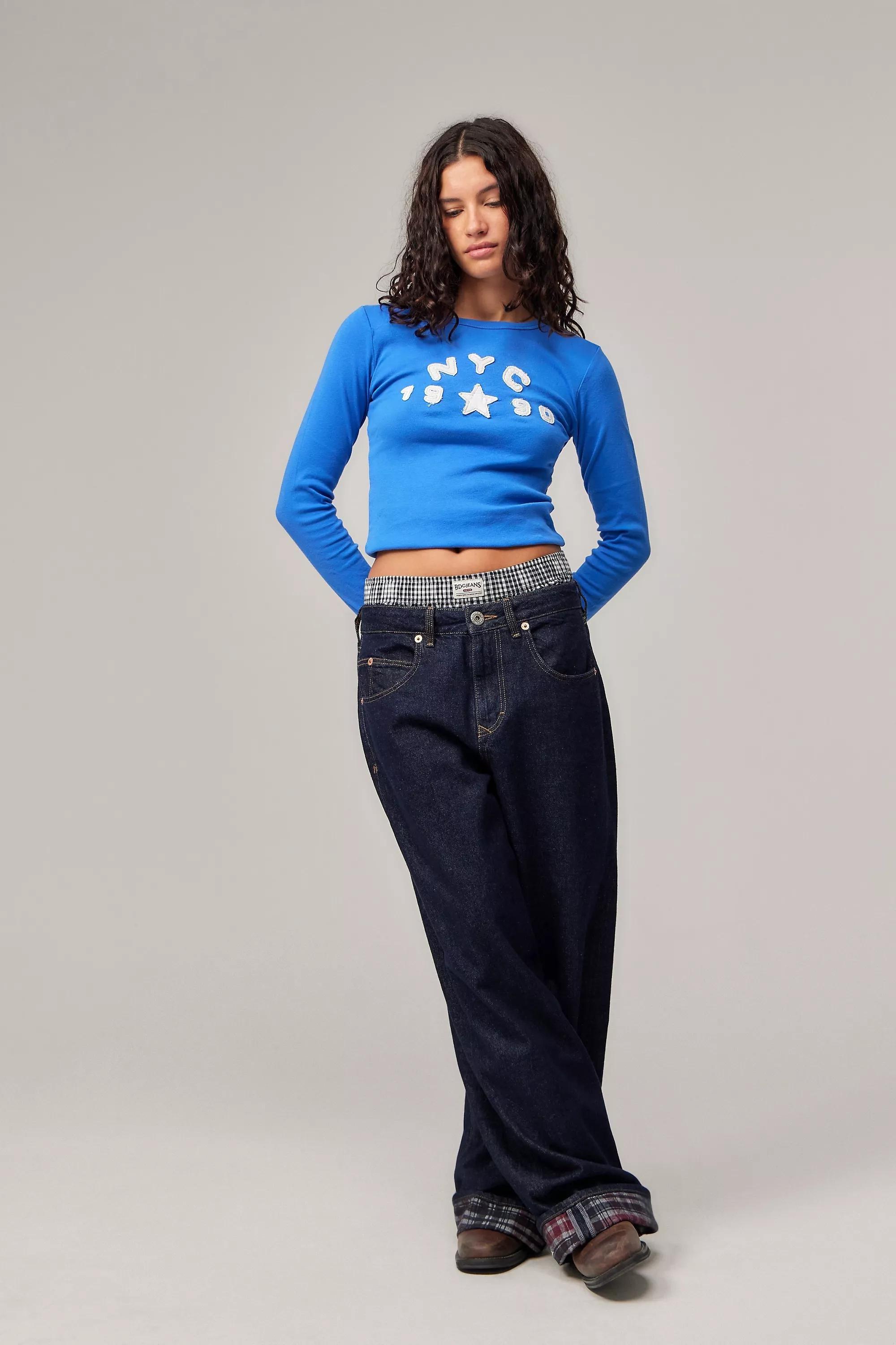 Blue Bdg Nyc 1990 Long-Sleeved T-Shirt, , large image number 1