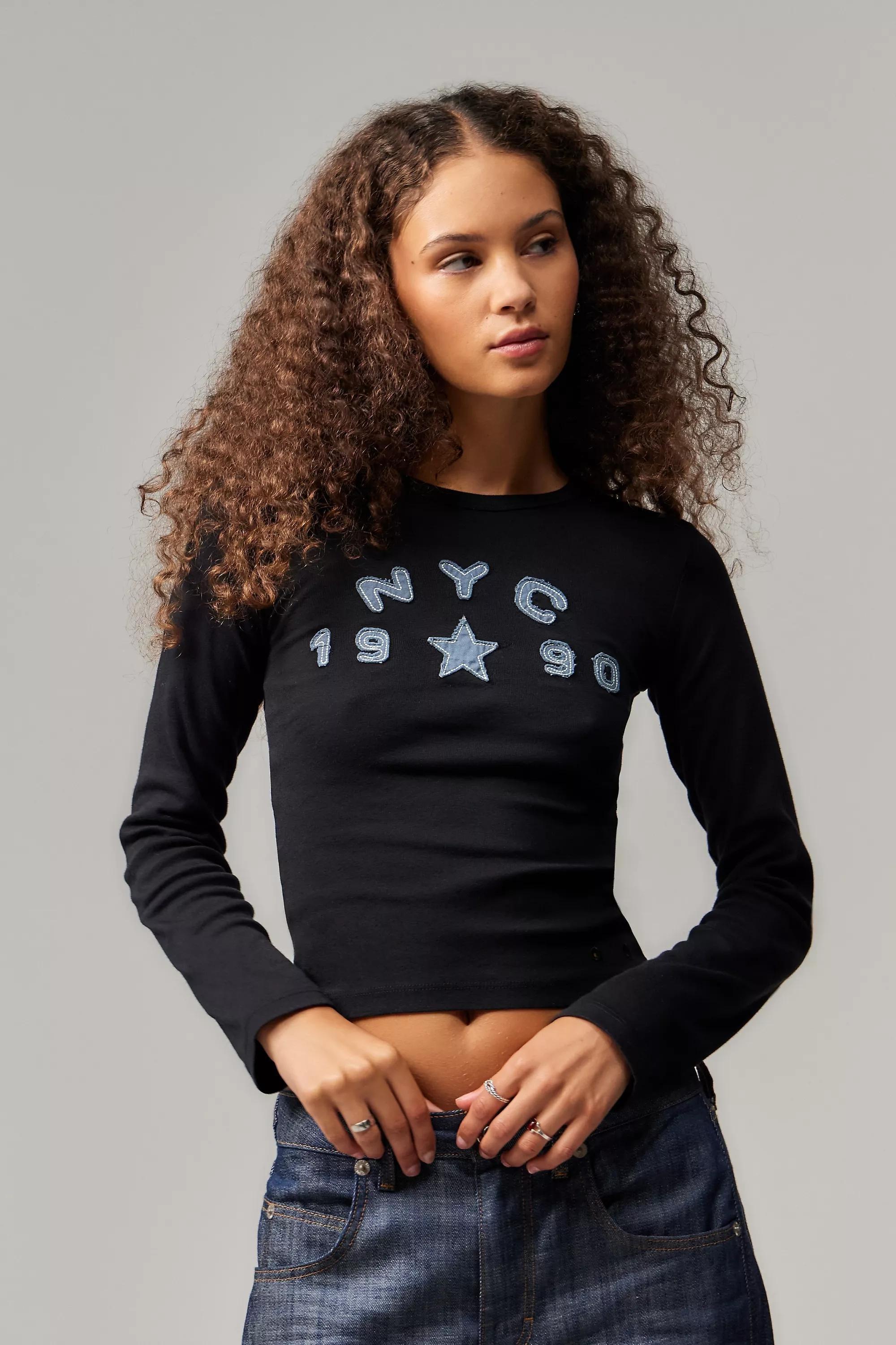 Black Bdg Nyc 1990 Long Sleeve T-Shirt, , large image number 0
