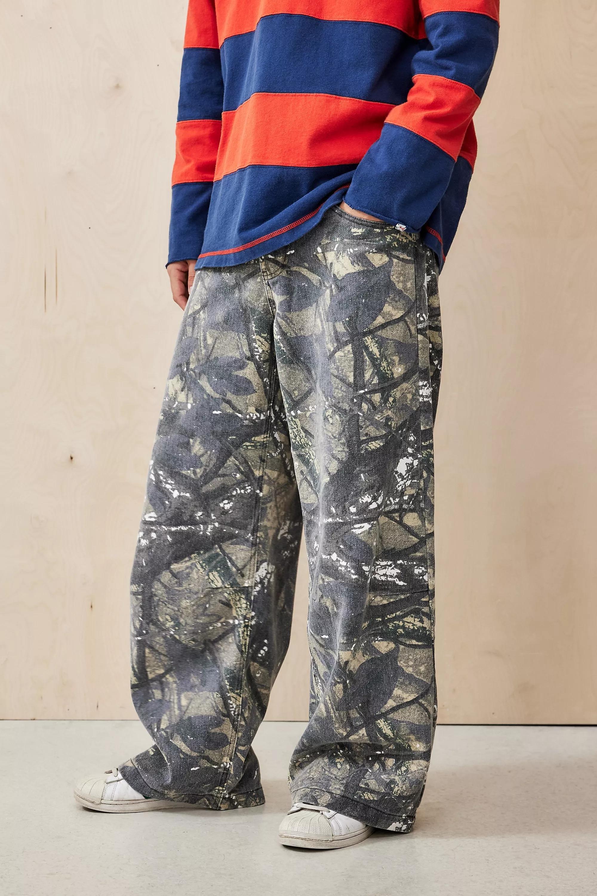 Brown Jaded London Real Tree Camo Colossus Jeans, , large image number 0