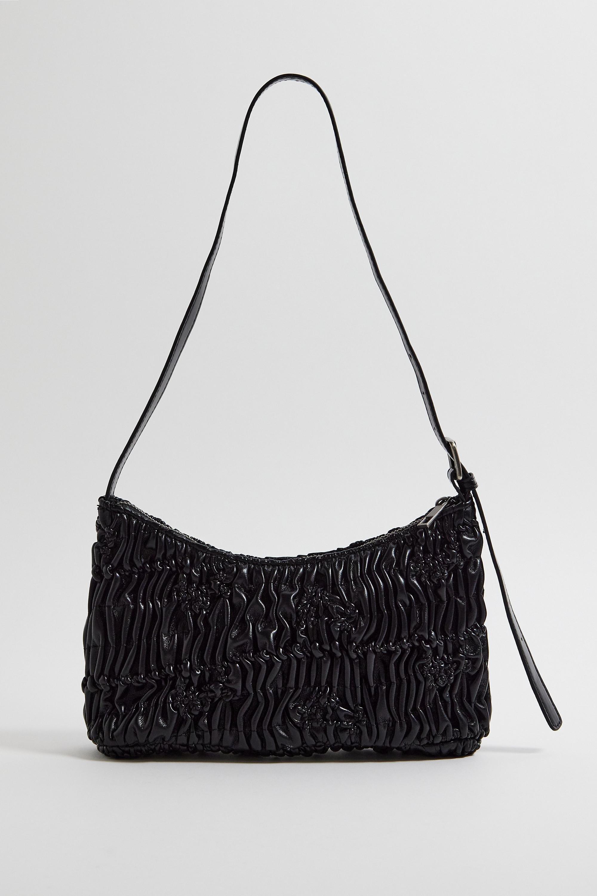 Black UO Ruched Shoulder Bag, BLK, large image number 1
