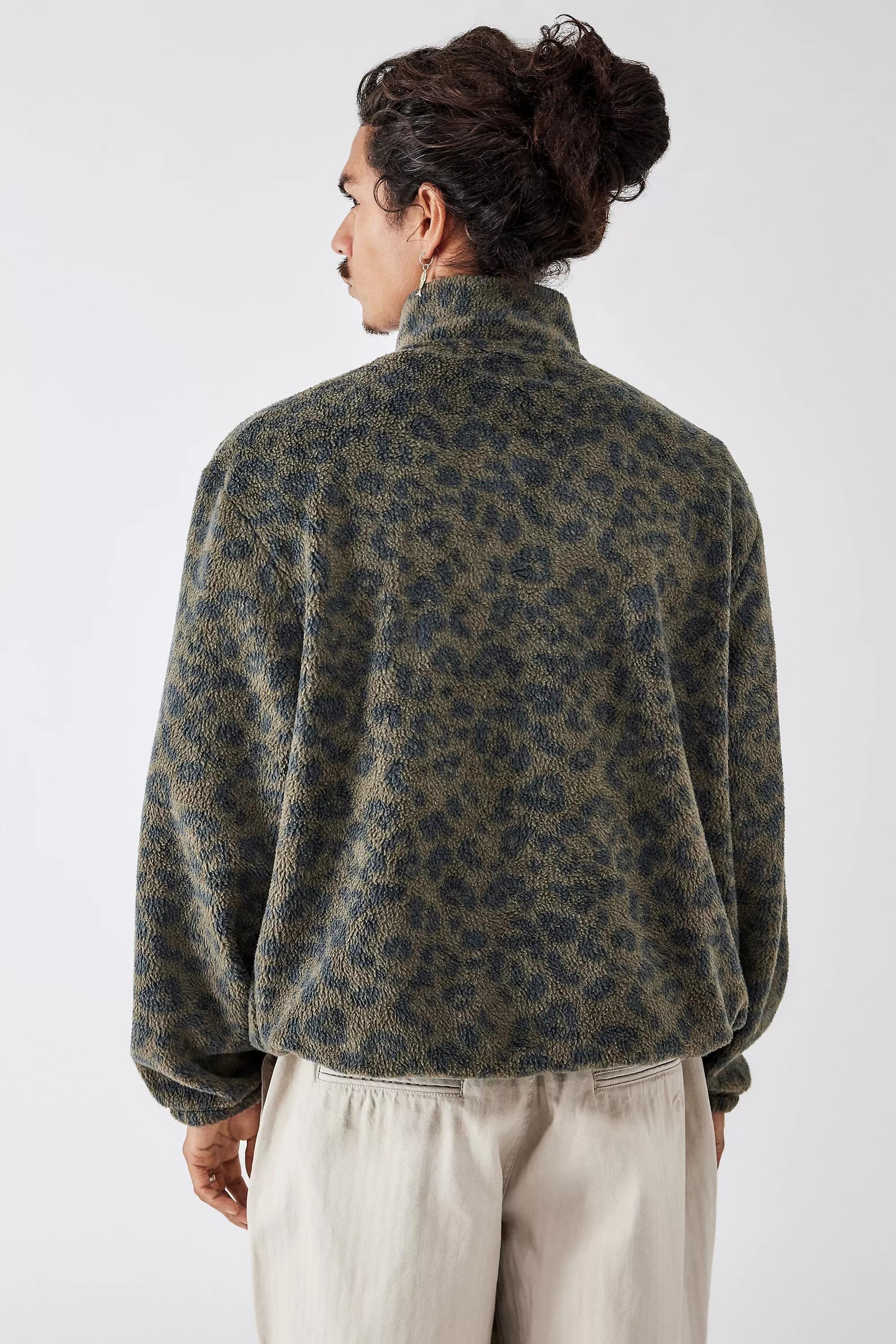Brown Bdg Leopard Print Fleece, , large image number 3