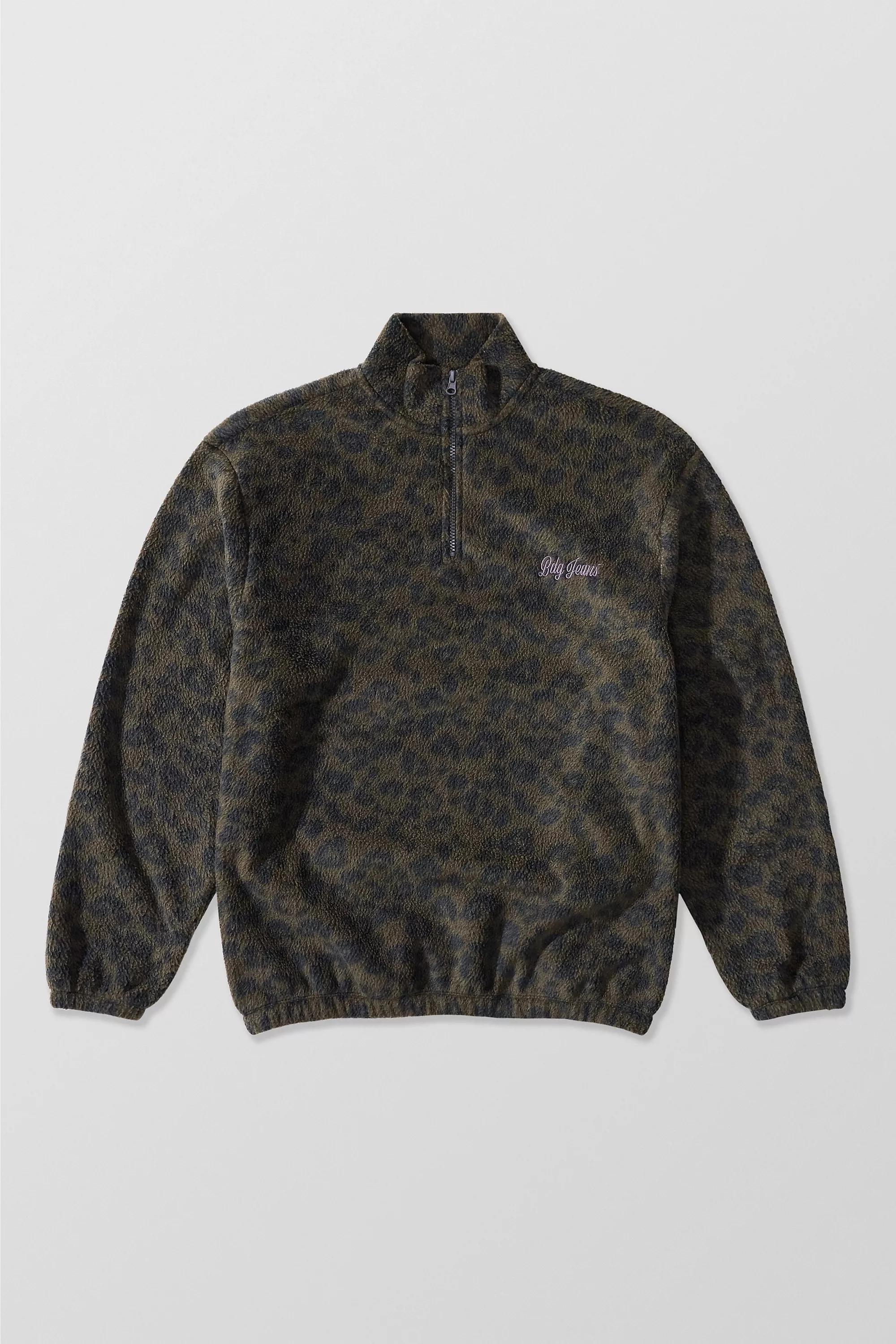 Brown Bdg Leopard Print Fleece, , large image number 4