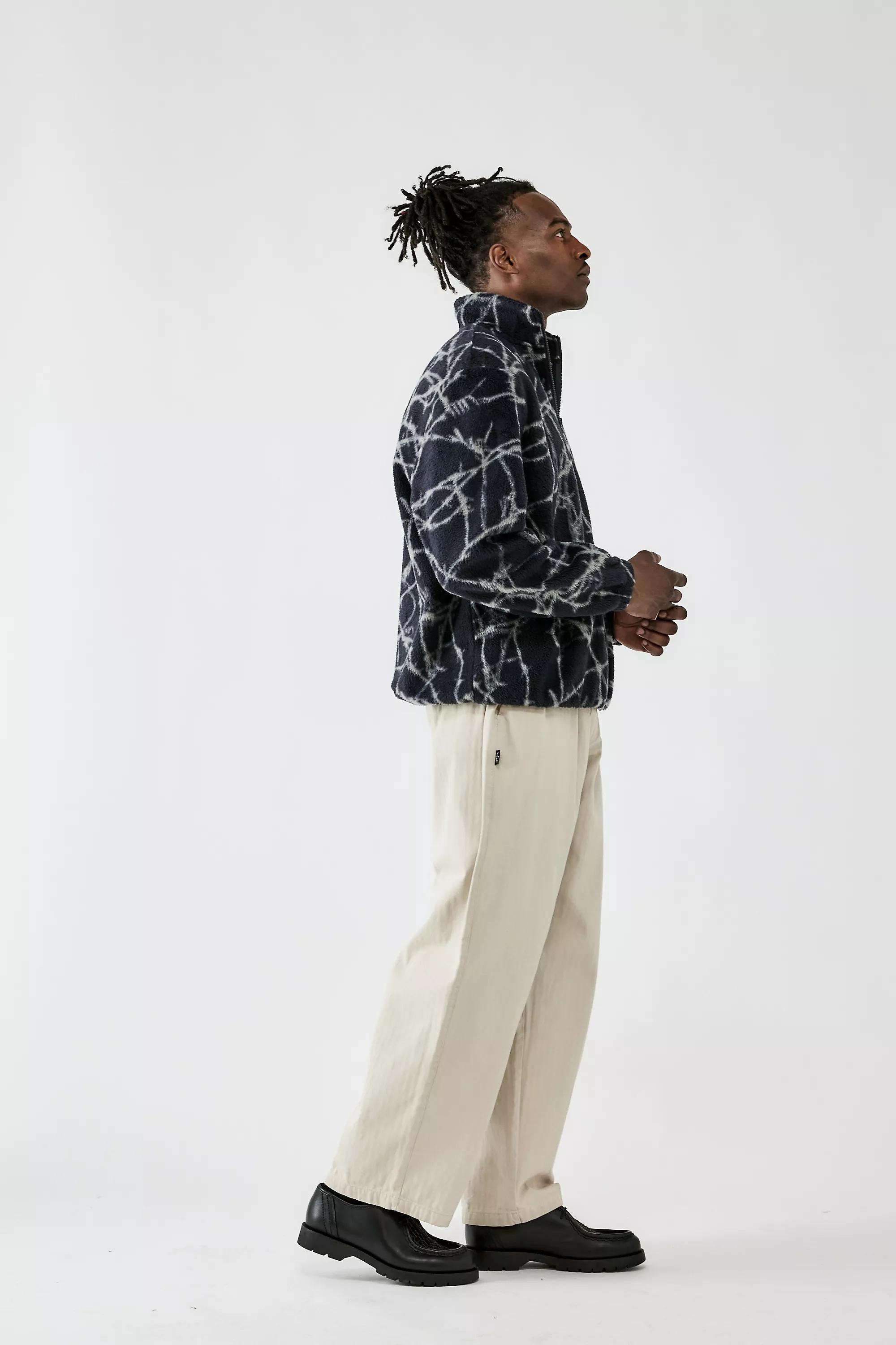 Black Uo Barbed Wire Fleece Pullover, , large image number 2