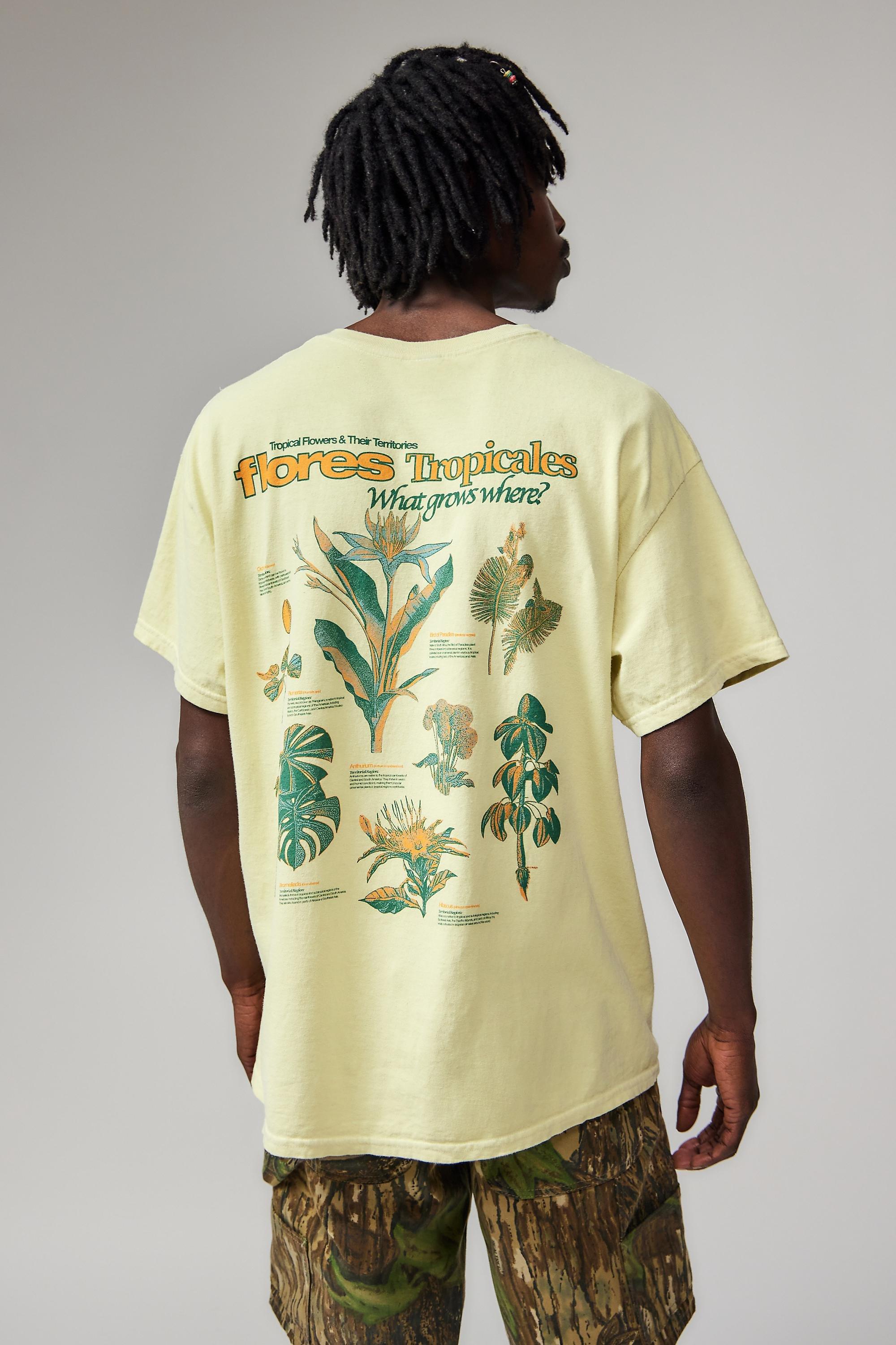 Yellow Uo Printed T-Shirt, , large image number 2