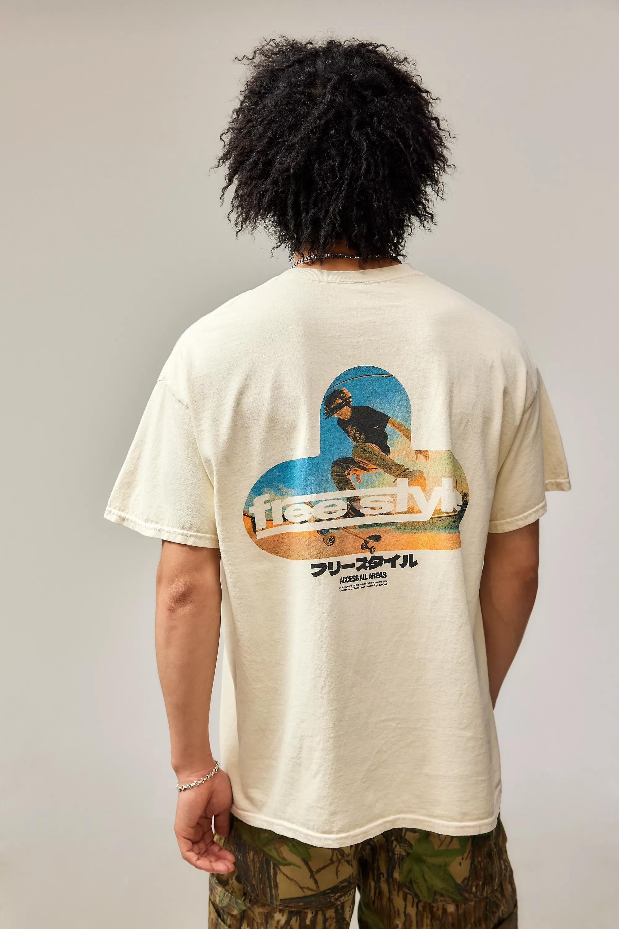 White Uo Printed T-Shirt, , large image number 0
