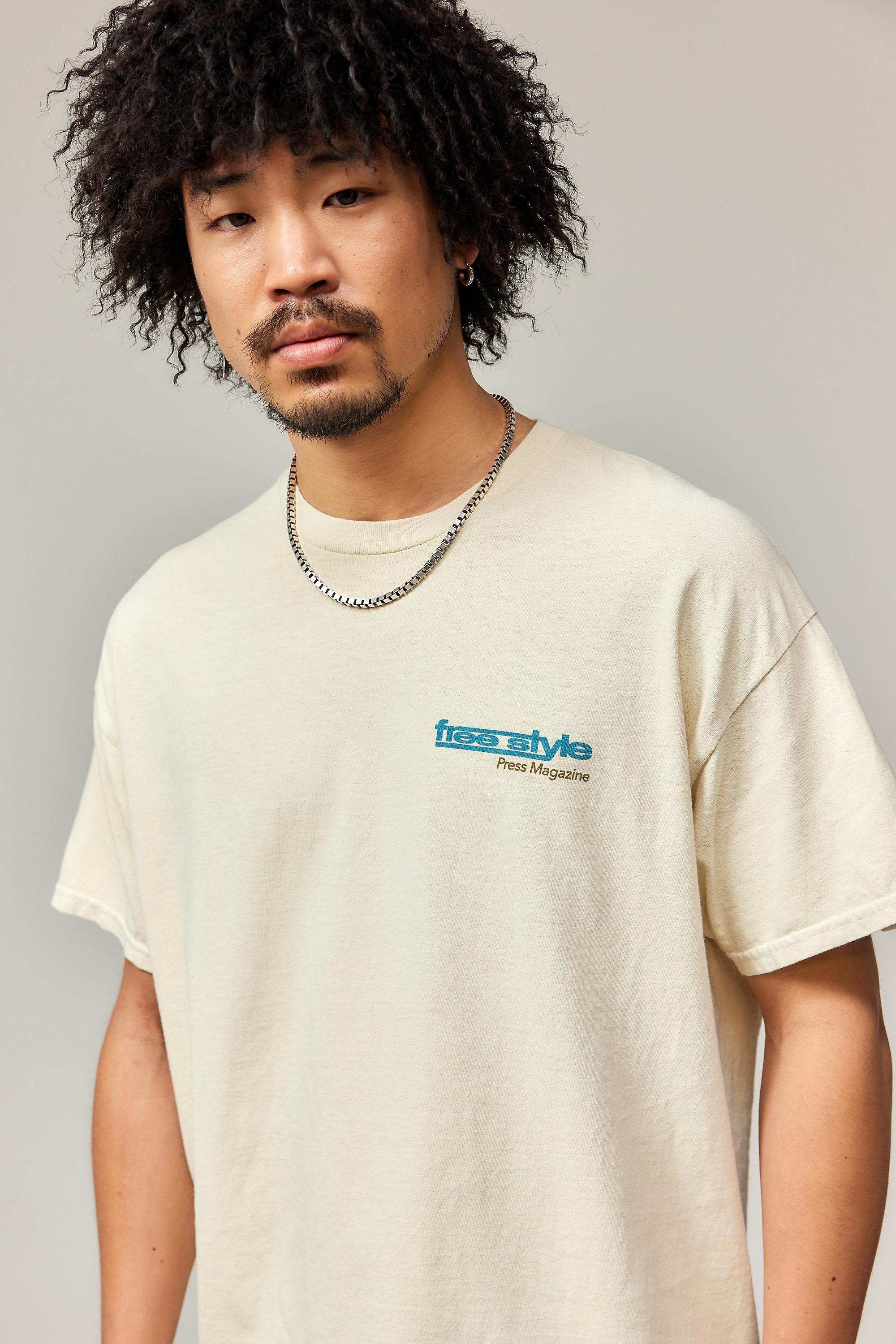 White Uo Printed T-Shirt, , large image number 2