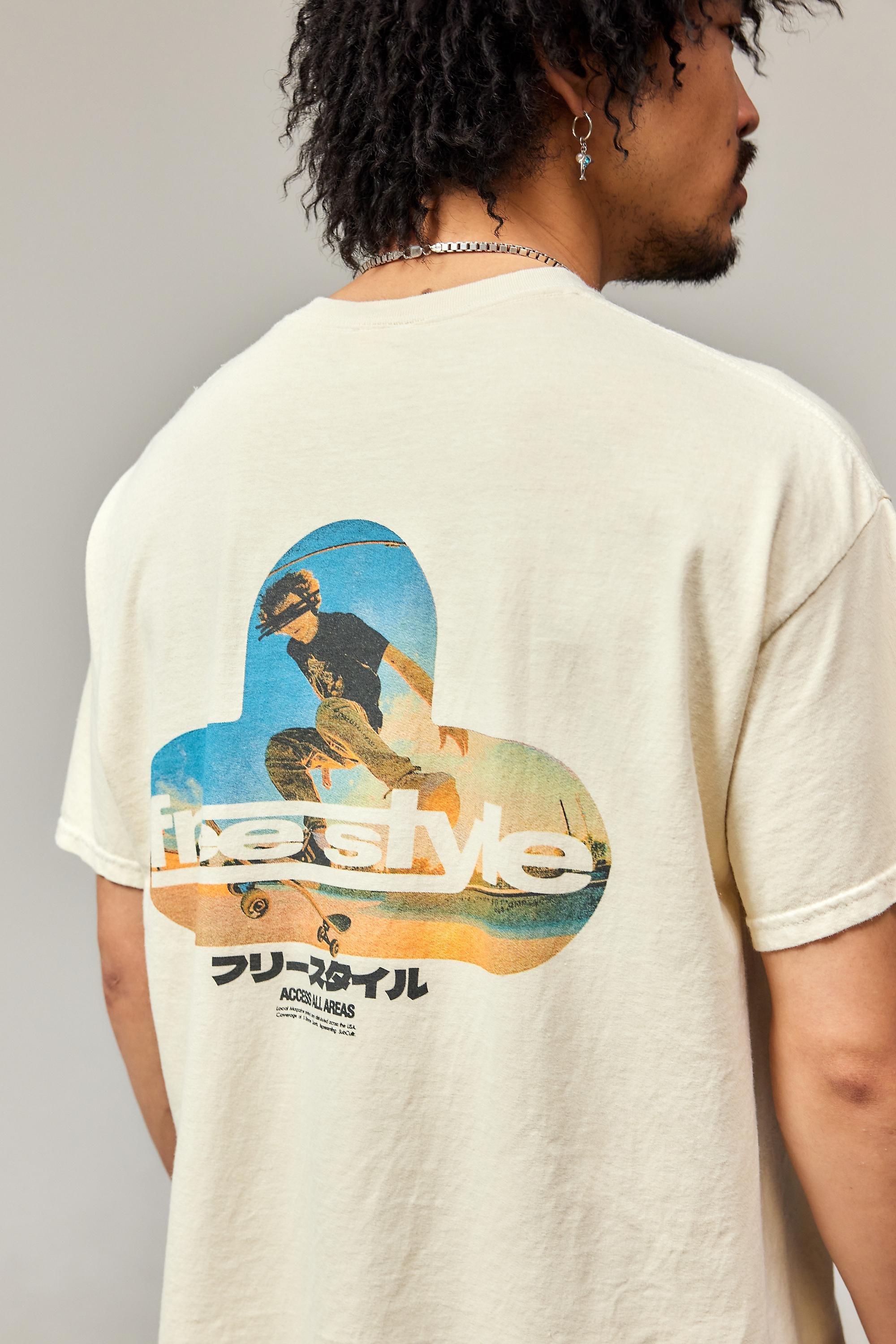 White Uo Printed T-Shirt, , large image number 3