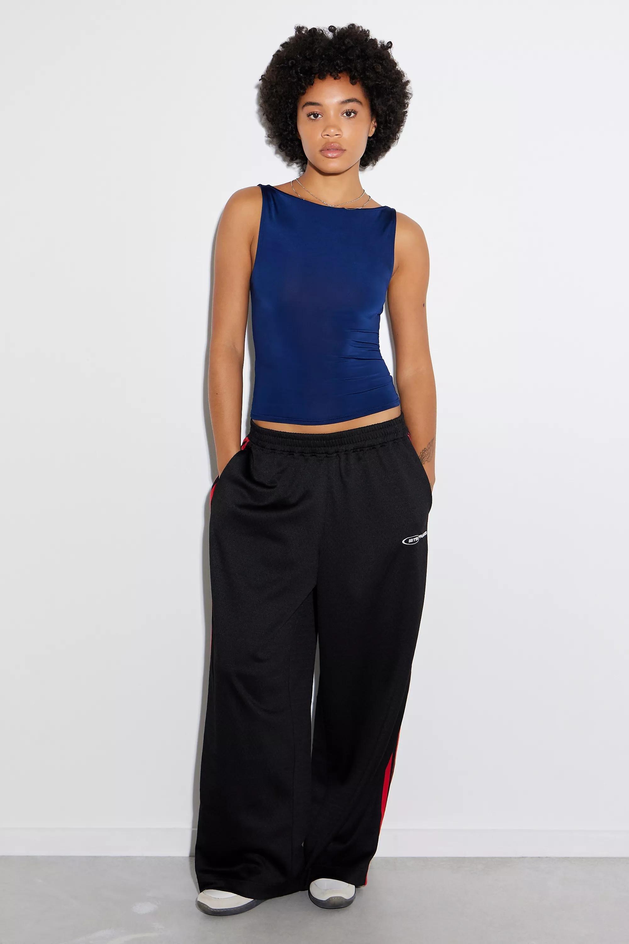 Navy Uo Slash Neck Tank Top, , large image number 1