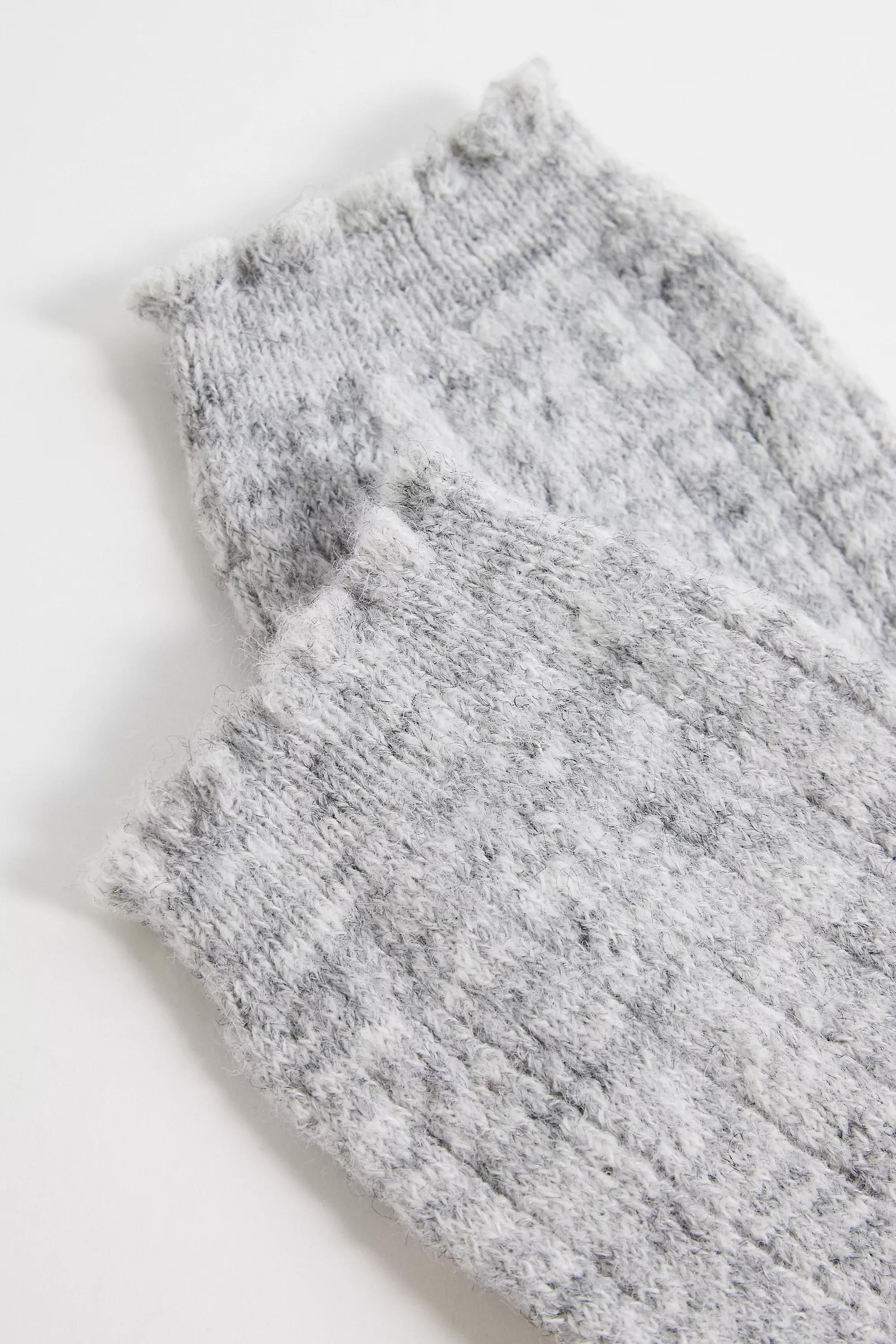 Grey Out From Under Pointelle Slouch Legwarmers, GREY, large image number 2