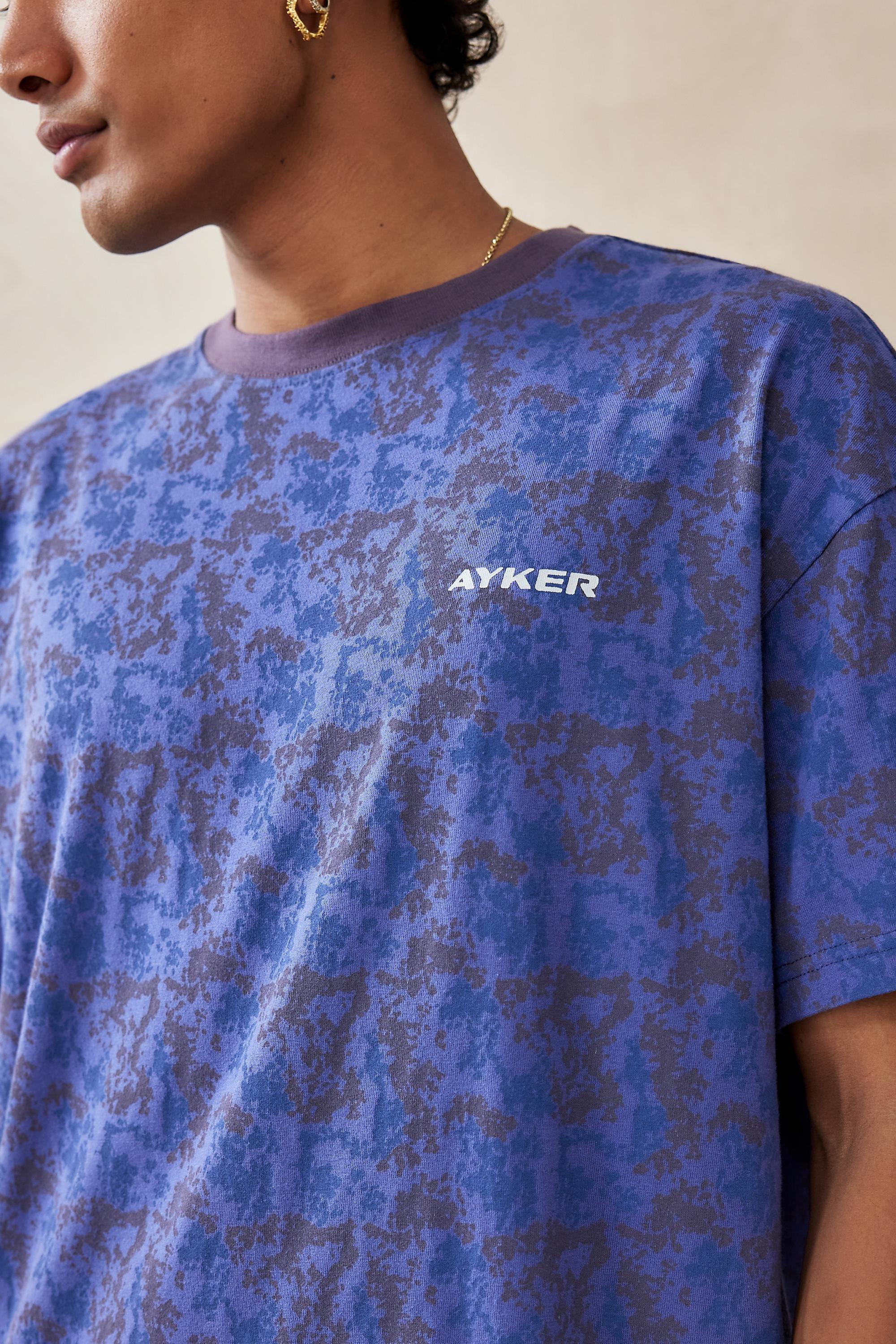 Blue Ayker Camouflage T-Shirt, , large image number 1