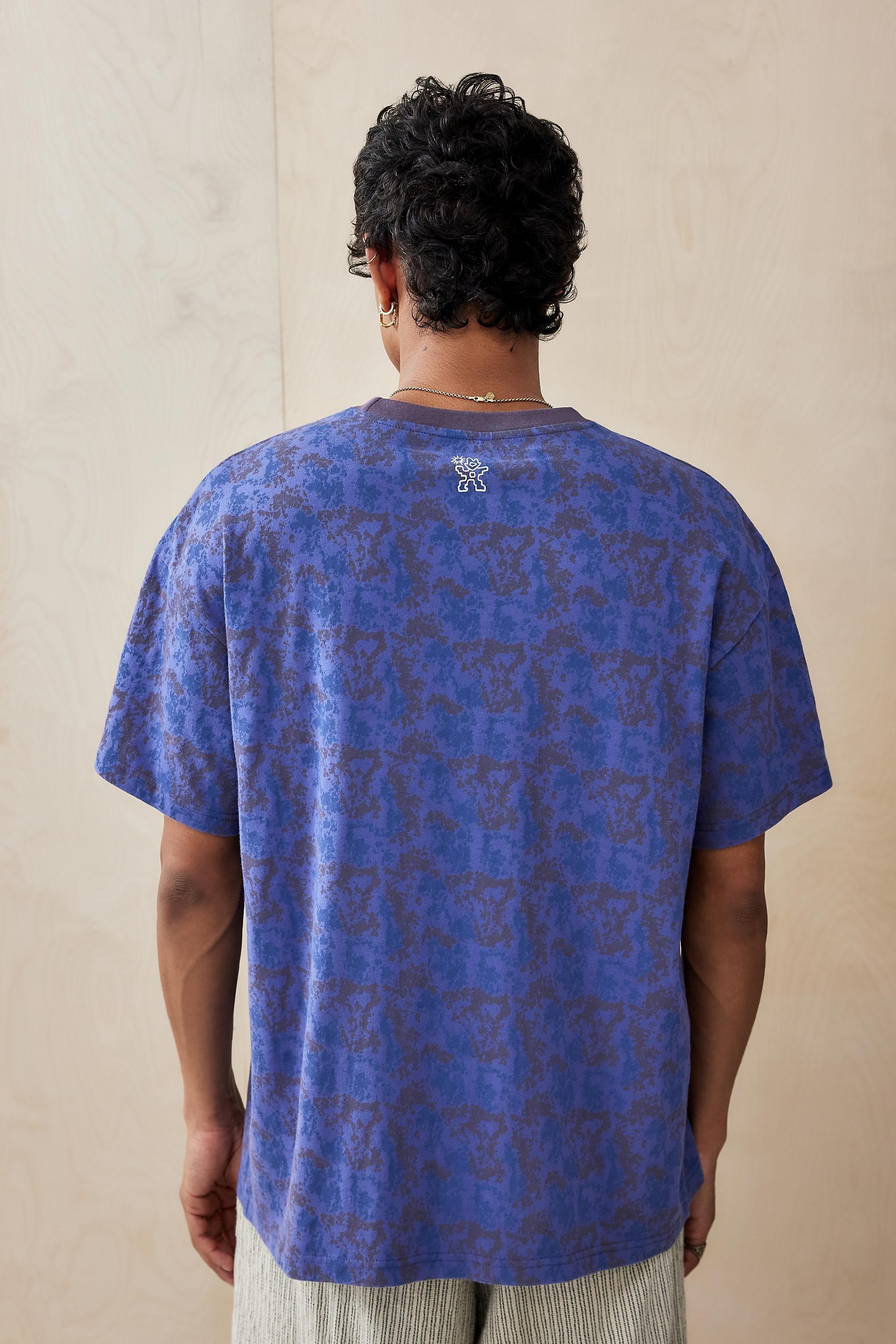 Blue Ayker Camouflage T-Shirt, , large image number 3