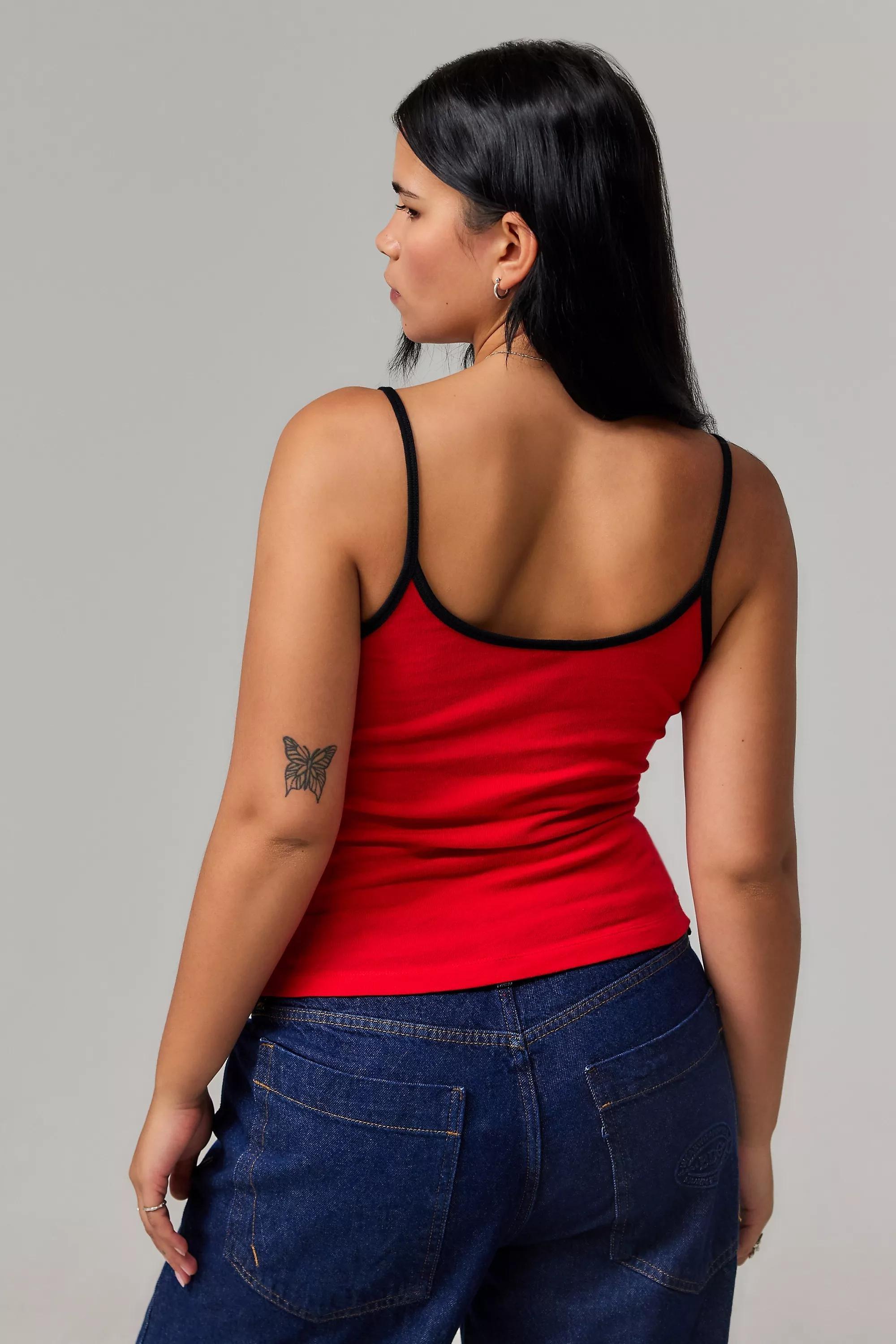 Red Iets Frans... Strappy Tank Top, RED, large image number 3
