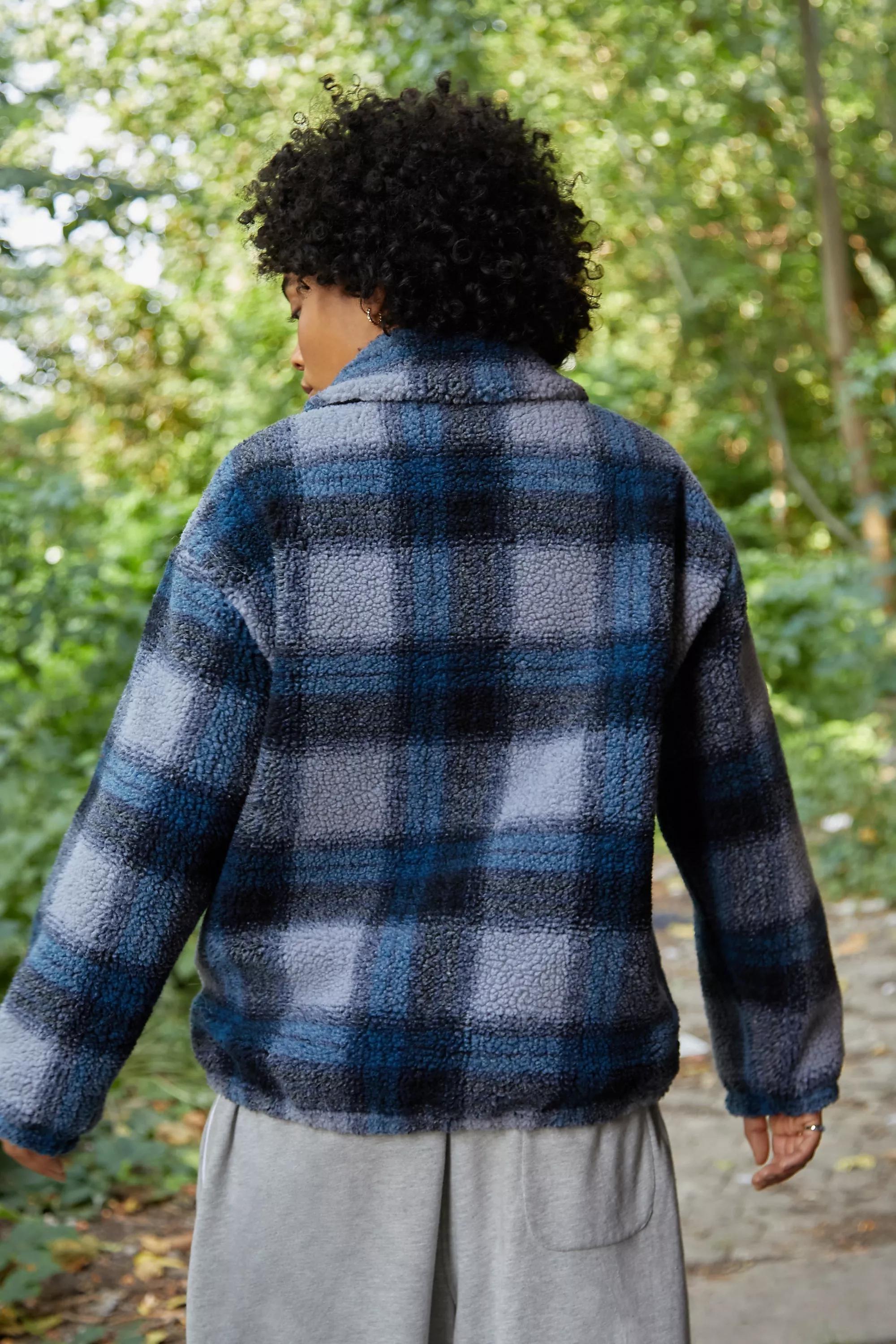Blue Bdg Check Fleece, , large image number 3