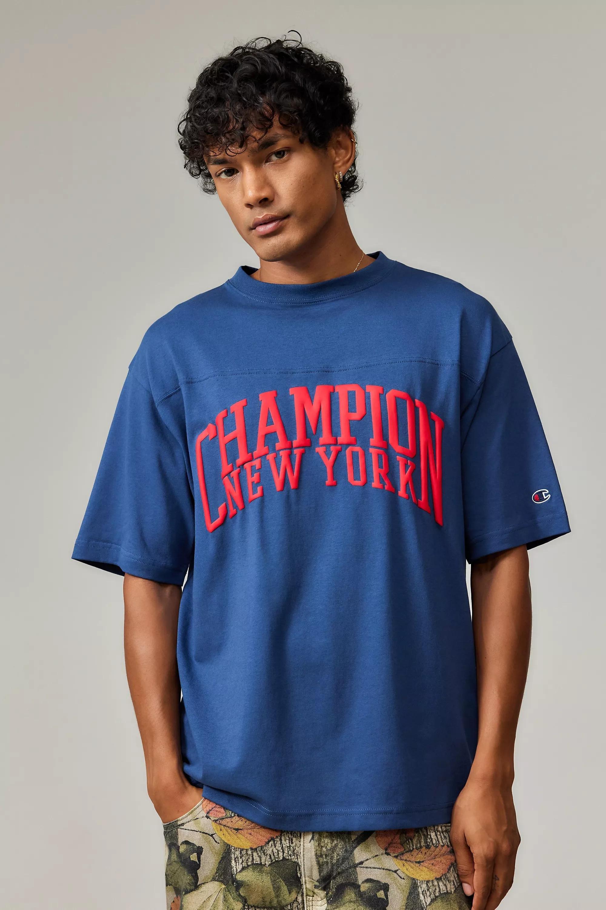 Blue Champion Uo Exclusive Navy T-Shirt, , large image number 0